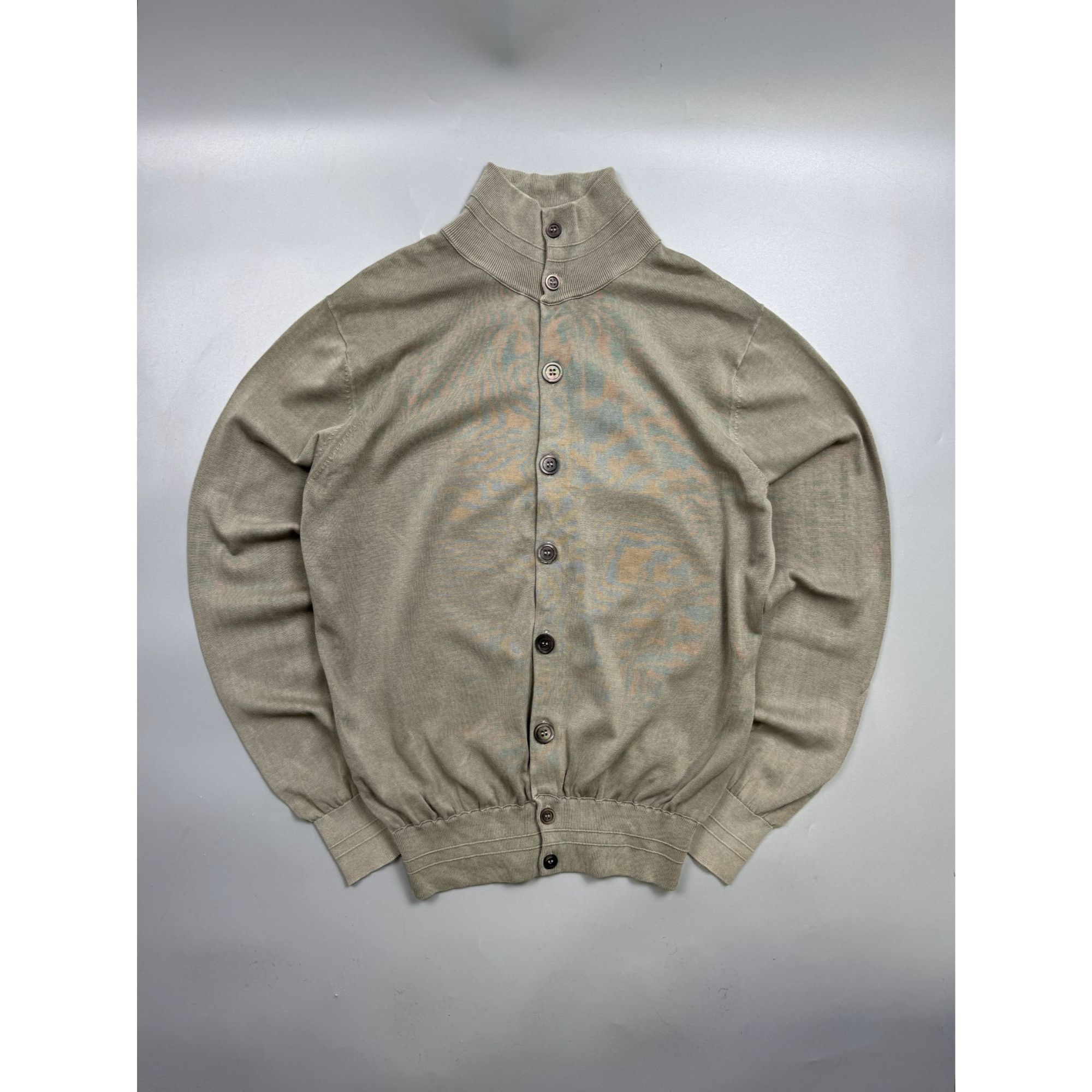 Aspesi Alberto Aspesi Stand Neck Cotton Knit Sweater (Y1271) Size US M / EU 48-50 / 2 - 1 Thumbnail