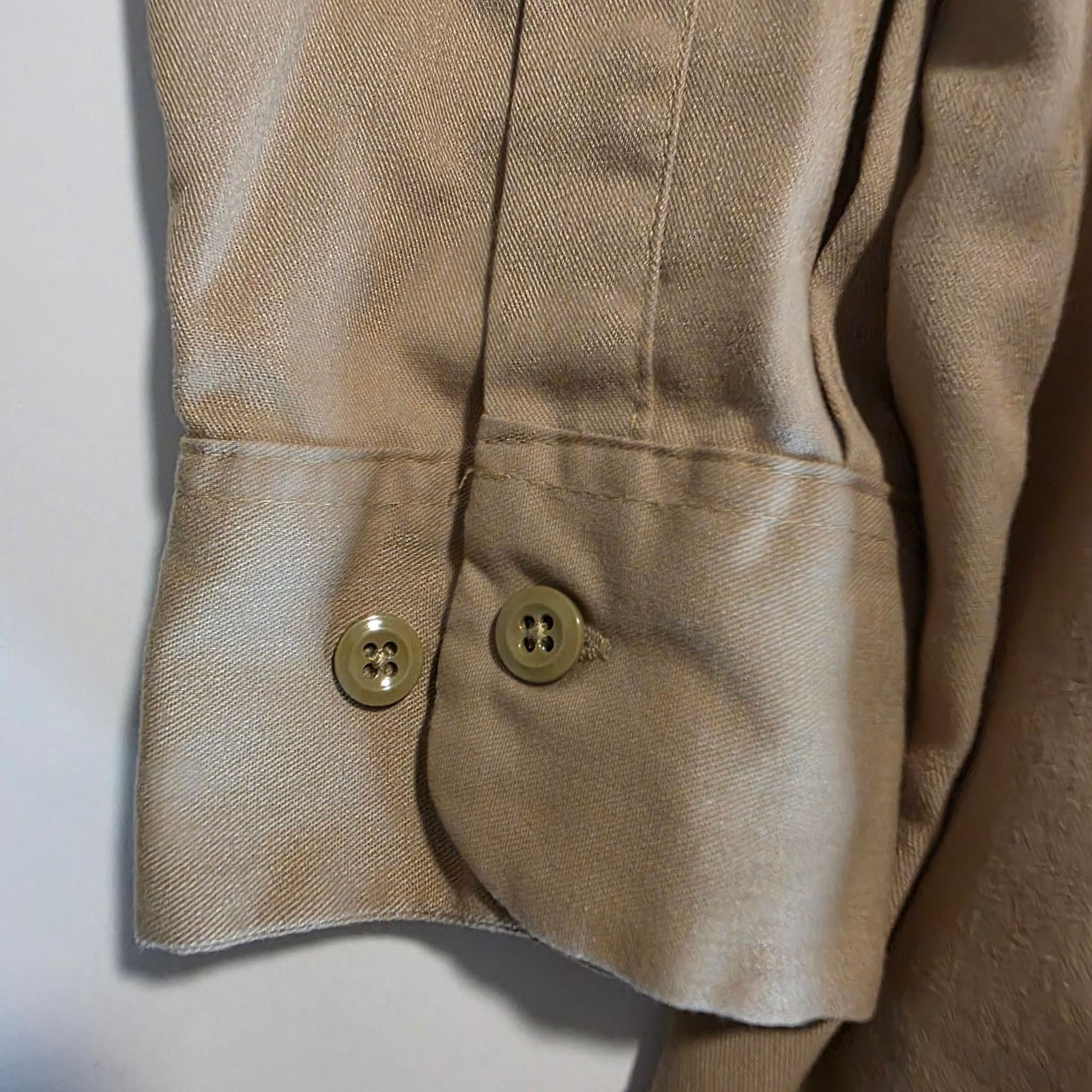 Dickies Dickies Flex Men's XL WORK Sleeve Tan Button Up Two Pocket Size US XL / EU 56 / 4 - 6 Thumbnail