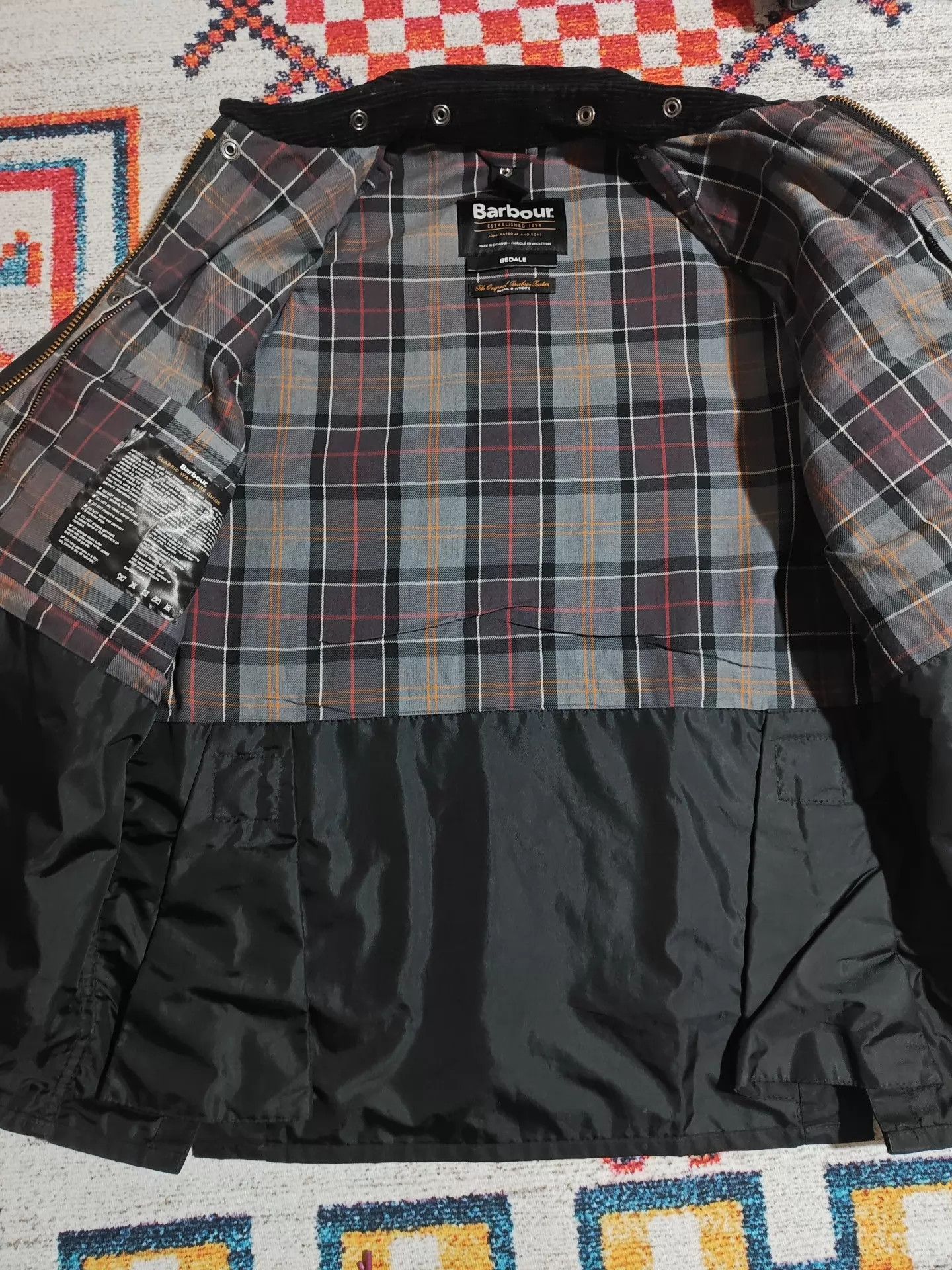 Barbour Barbour Bedale Waxed Jacket UK 38 Black Size US M / EU 48-50 / 2 - 3 Thumbnail