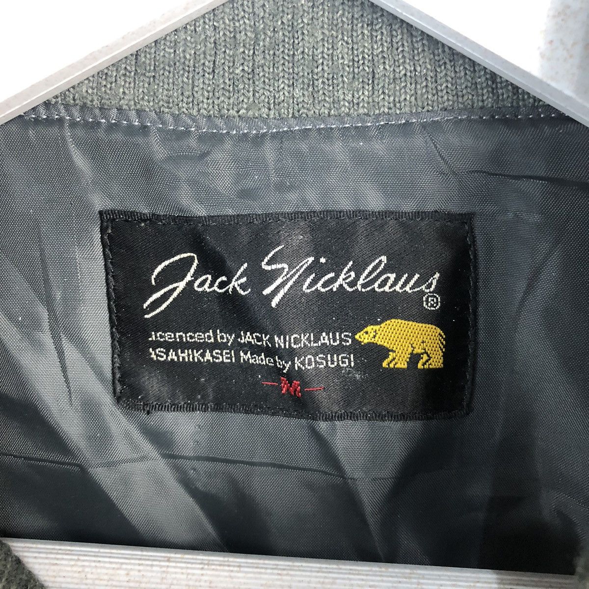 Japanese Brand Jack Nicklaws Grey Bombers Jacket #A1300 Size US M / EU 48-50 / 2 - 11 Thumbnail