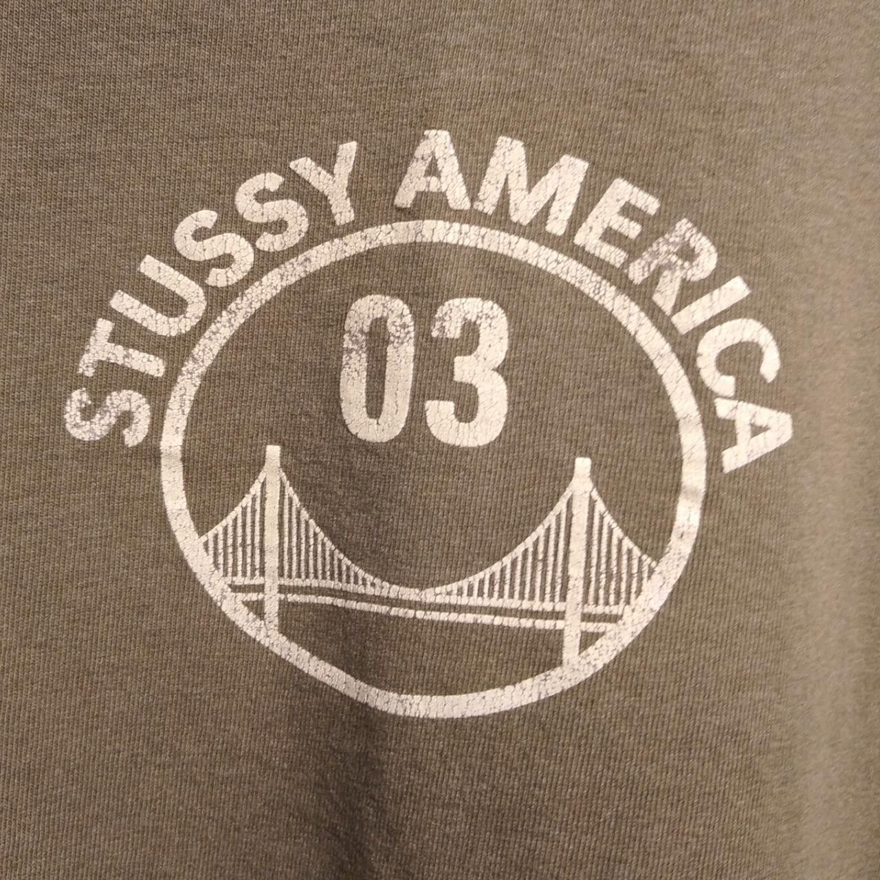 Stussy Stussy America Bridge Tee 👕 Size US L / EU 52-54 / 3 - 2 Thumbnail