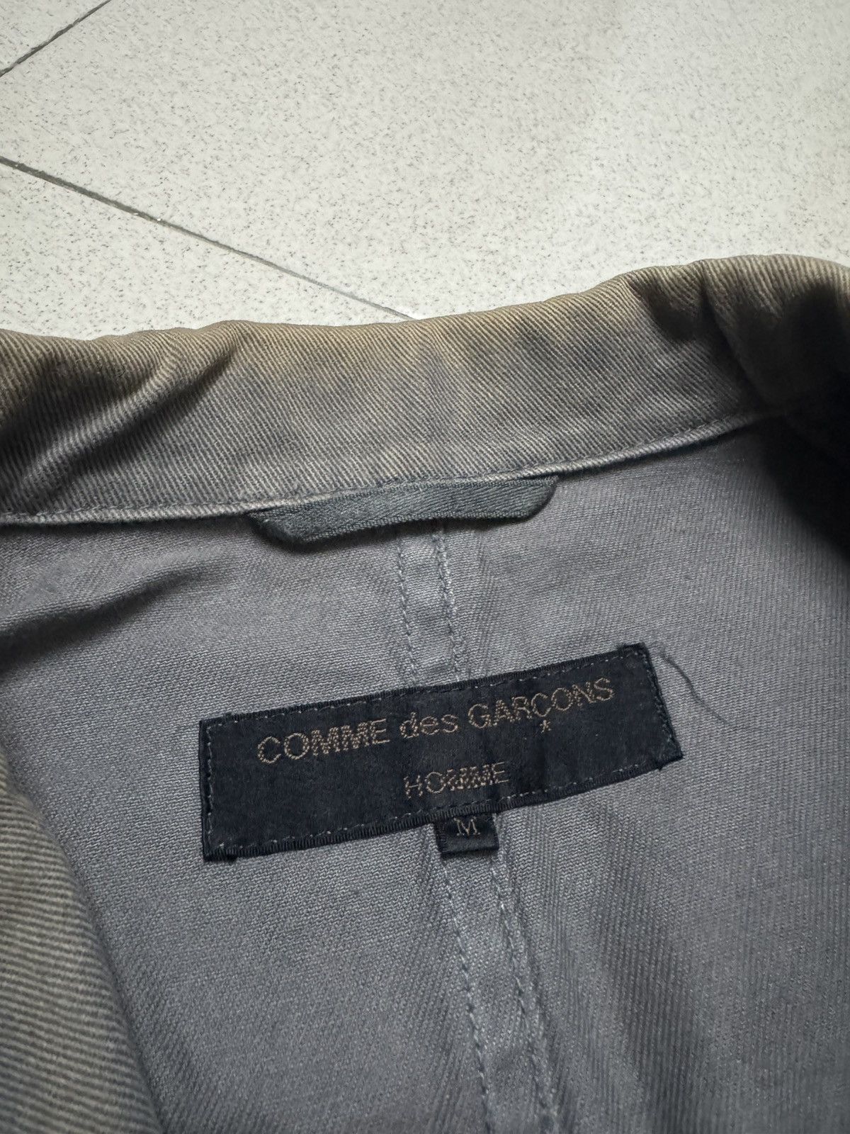 Comme des Garcons Homme COMME DES GARCONS HOMME AD2002 DISTRESSED CHORE JACKET M Size US M / EU 48-50 / 2 - 4 Thumbnail