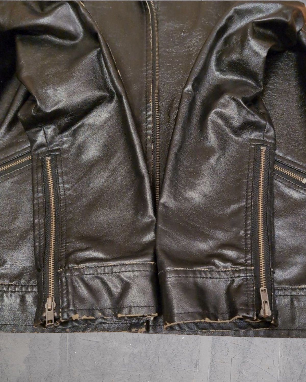 00's Comme des garcons homme leather jacket