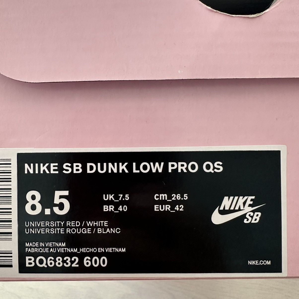 Girls Don't Cry × Japanese Brand × Nike GIRLS DONT CRY x NIKE SB DUNK LOW PRO QS 8.5 verdy visty Size US 8.5 / EU 41-42 - 8 Thumbnail