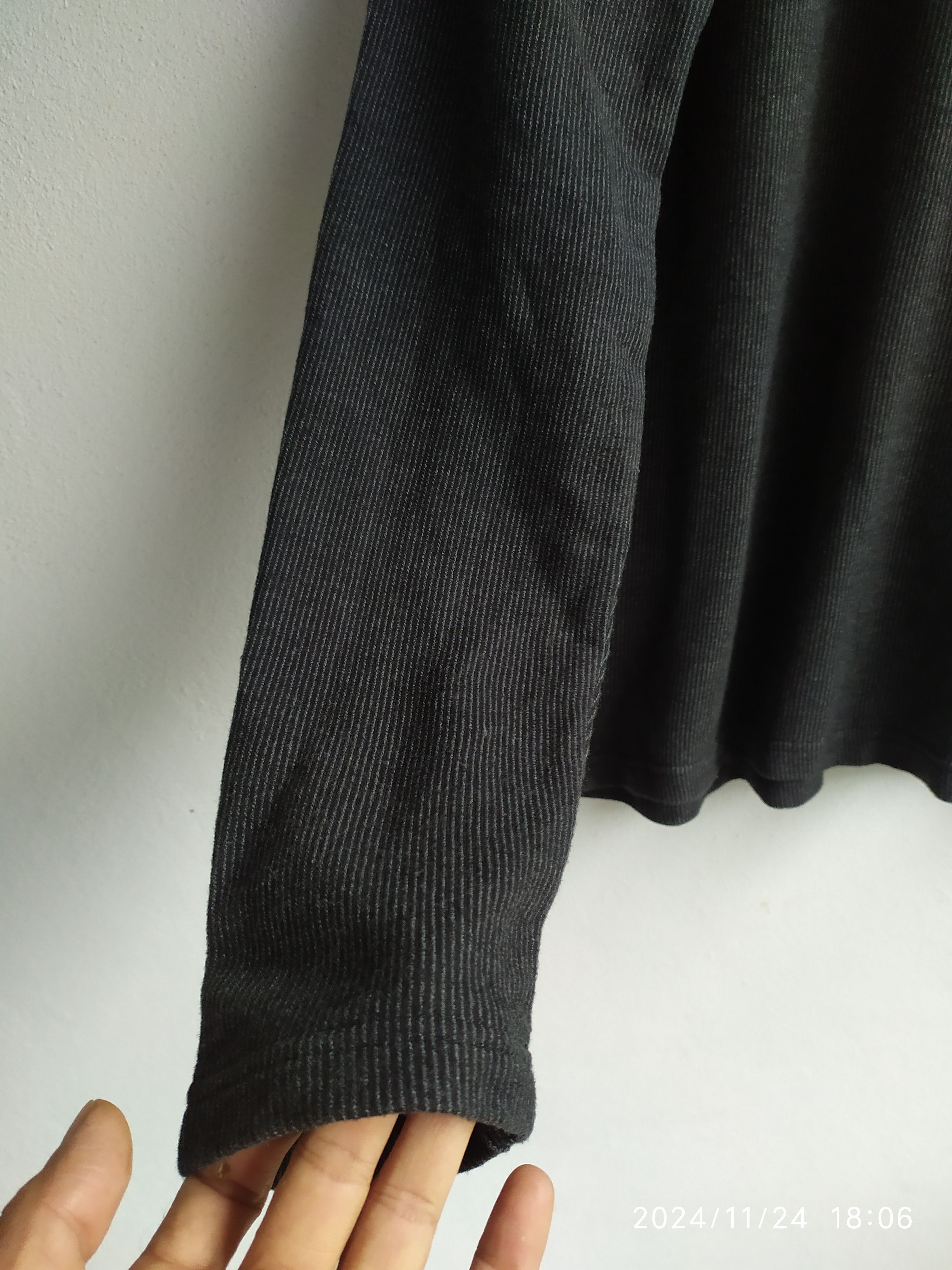 If Six Was Nine × Japanese Brand × Yasuyuki Ishii Japanese First Parking Laces Double Layer Long Slevee Size US L / EU 52-54 / 3 - 6 Thumbnail