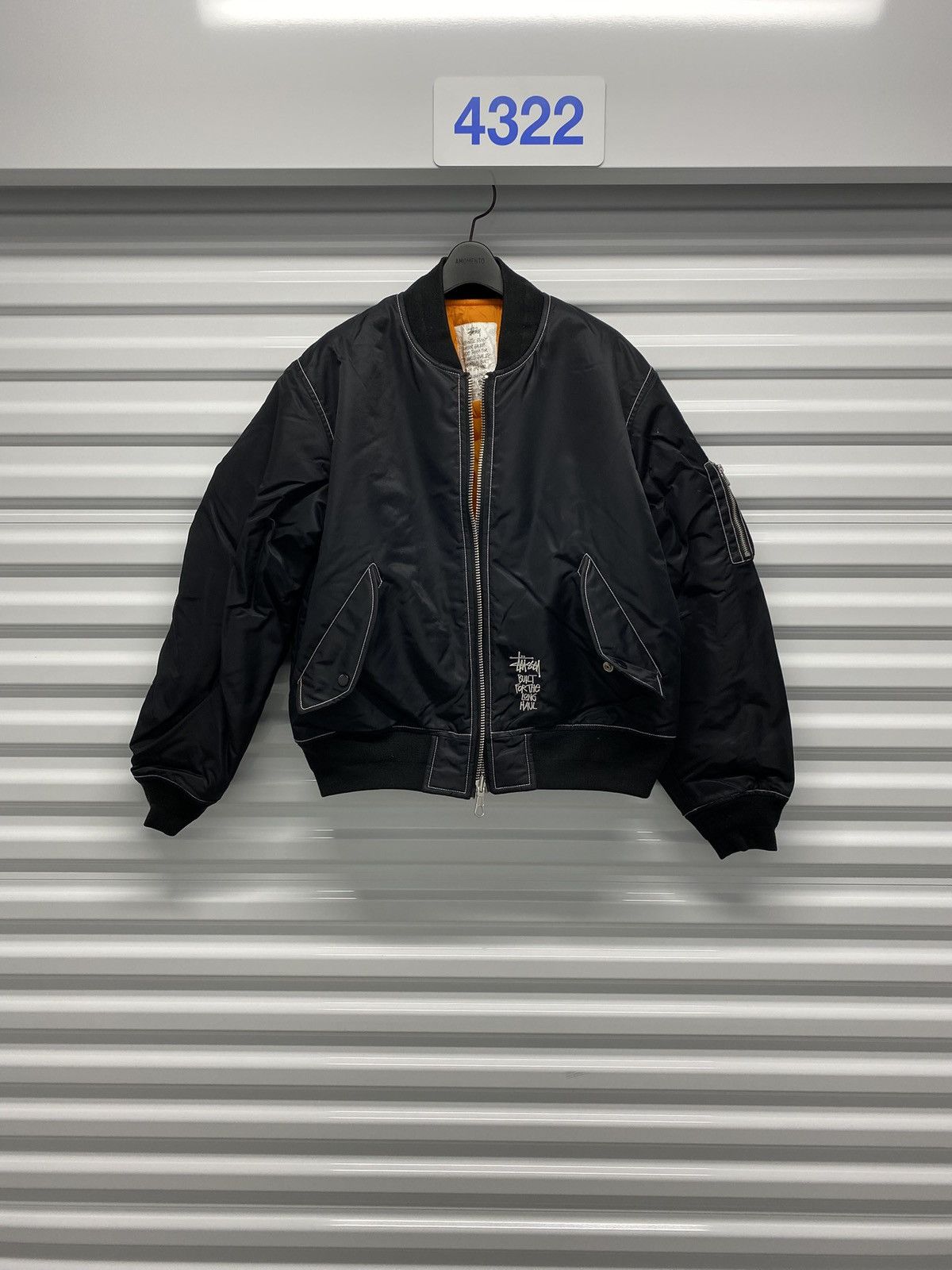 Stussy Stussy Built Reversible Bomber Jacket Black - Small Size US S / EU 44-46 / 1 - 2 Thumbnail