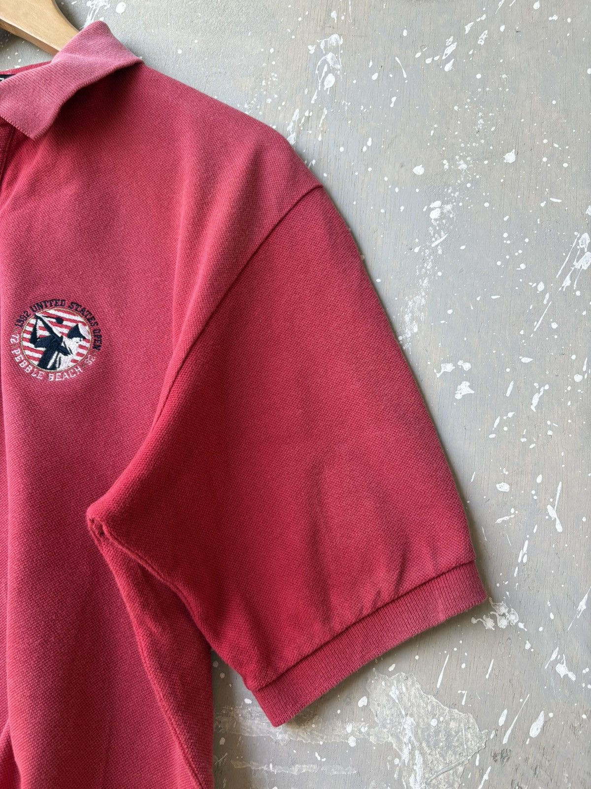 Polo Ralph Lauren Vintage 1992 Polo Ralph Lauren Golf USA Open Golf Collar Tee Size US M / EU 48-50 / 2 - 6 Thumbnail
