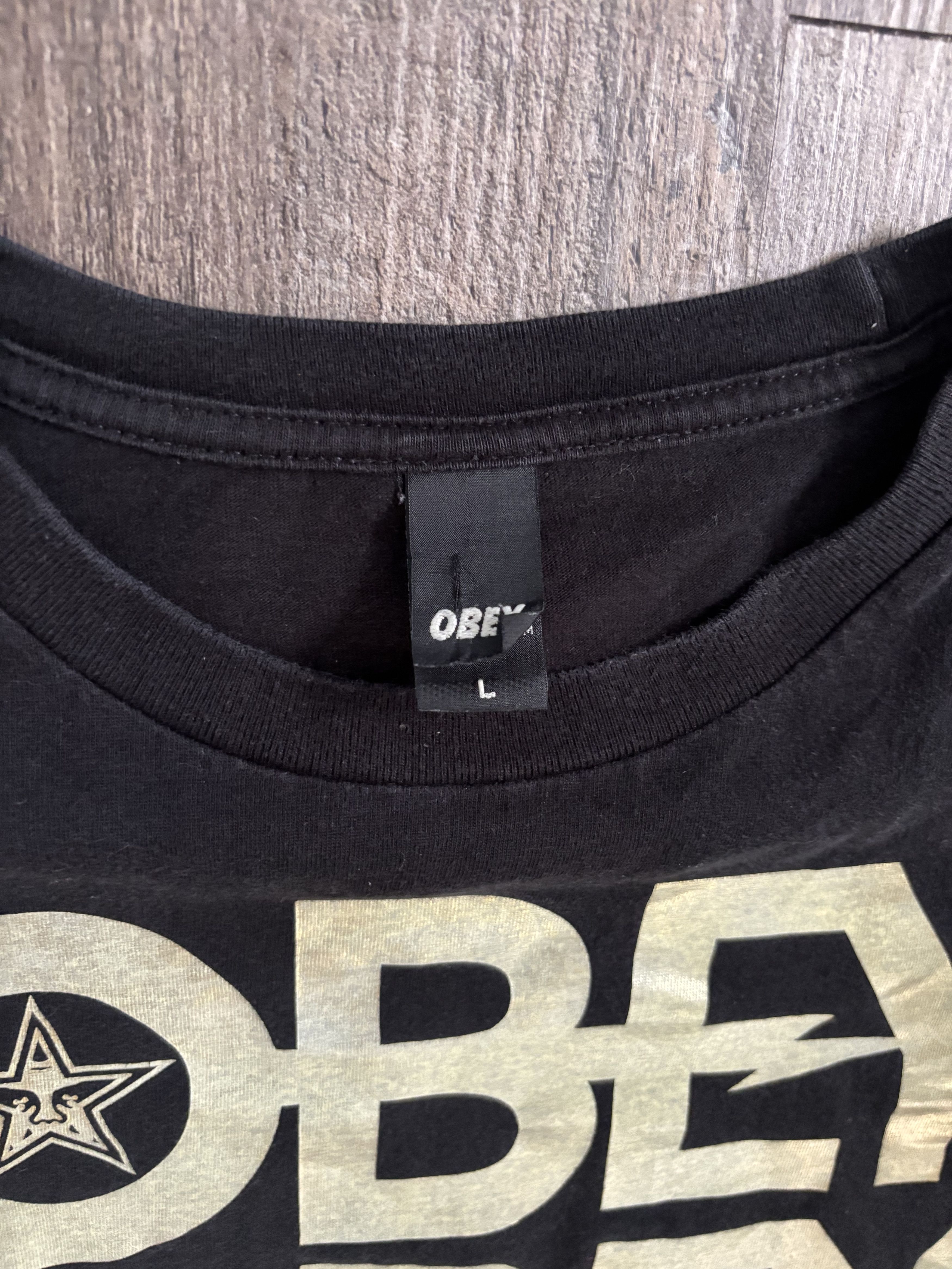 Obey Obey Repeat Logo Tee Shirt Size US L / EU 52-54 / 3 - 2 Thumbnail