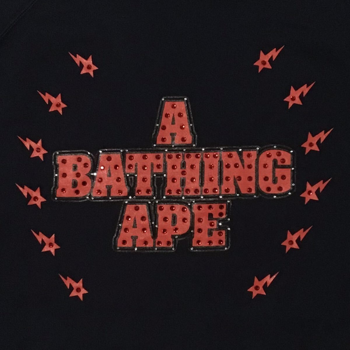 Bape × Nigo × Swarovski BAPE × Swarovski KISS logo pullover hoodie a bathing ape Size US L / EU 52-54 / 3 - 6 Thumbnail