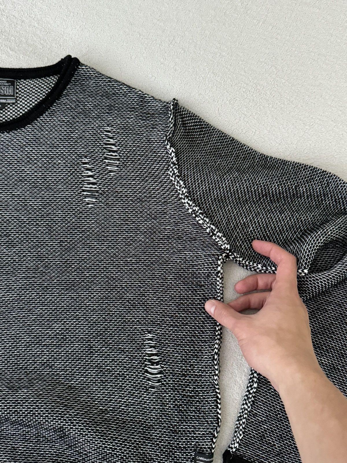 Other Vintage Diesel style knitted Y2K distressed sweatshir Size US XL / EU 56 / 4 - 6 Thumbnail