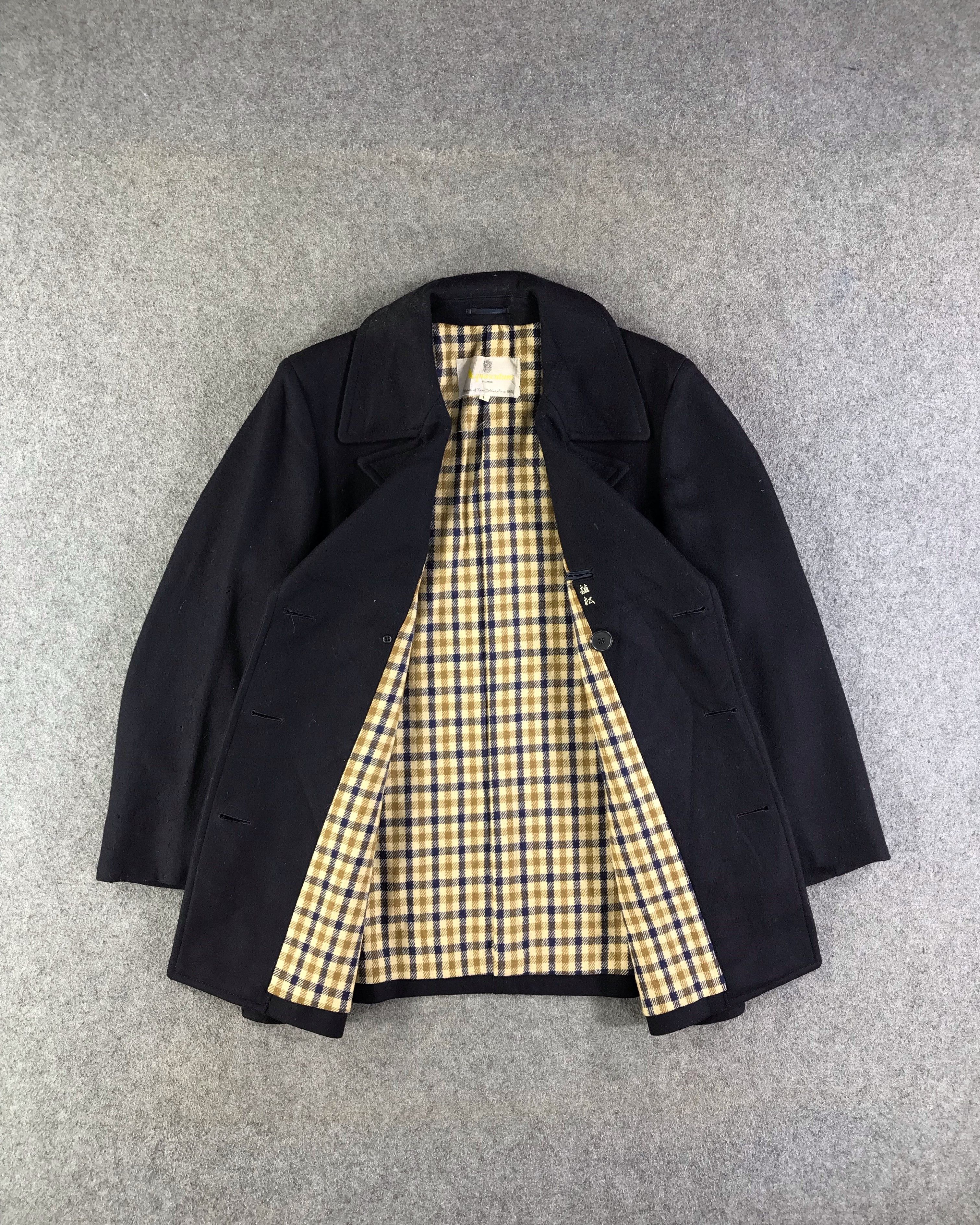 Aquascutum Aquascutum Blue Wool Peacoat Jacket -JC311 Size US L / EU 52-54 / 3 - 2 Thumbnail
