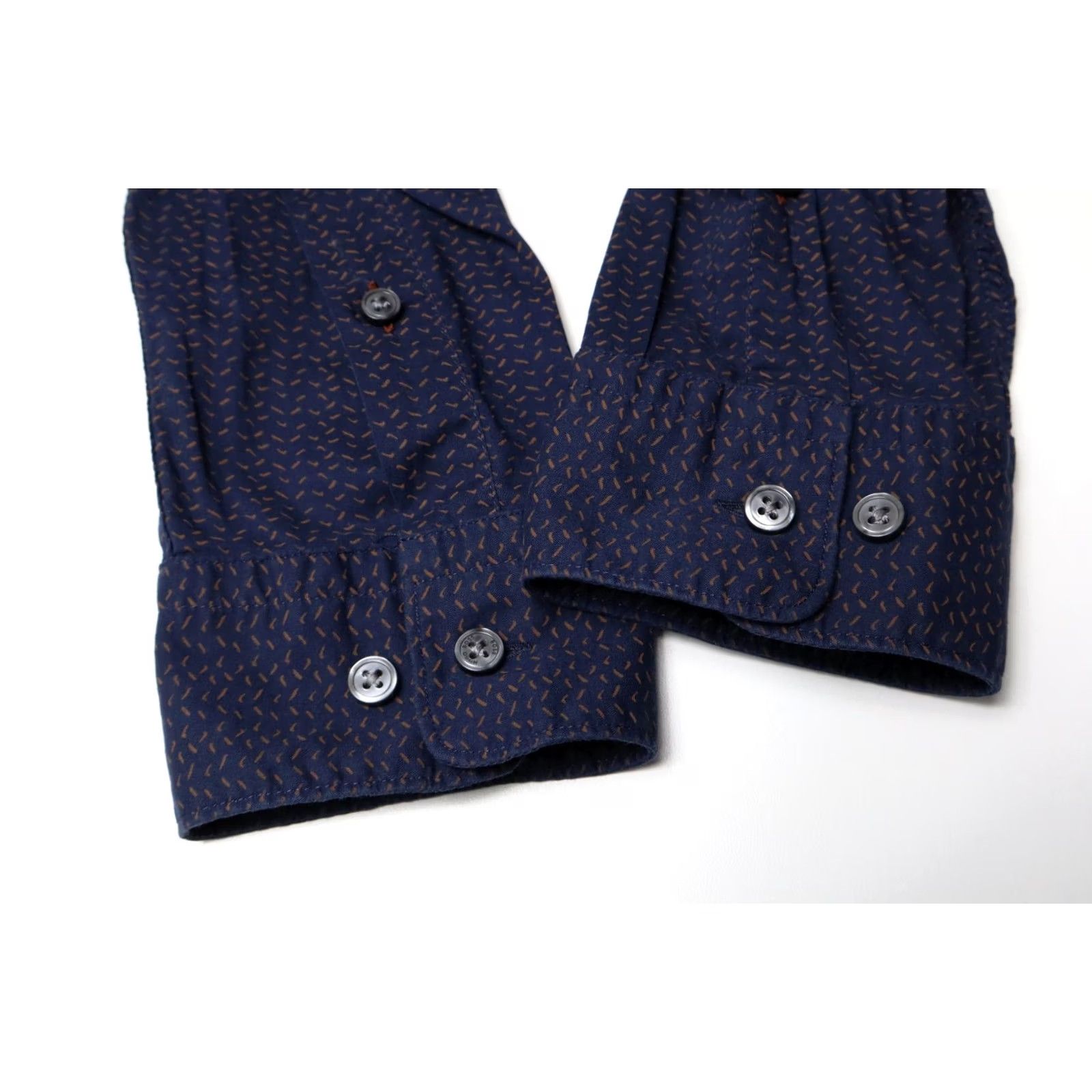 Hugo Boss HUGO BOSS Ronni Slim Fit Shirt Men's XL Patterned Blue Long Sleeve Button Up Size US XL / EU 56 / 4 - 6 Thumbnail