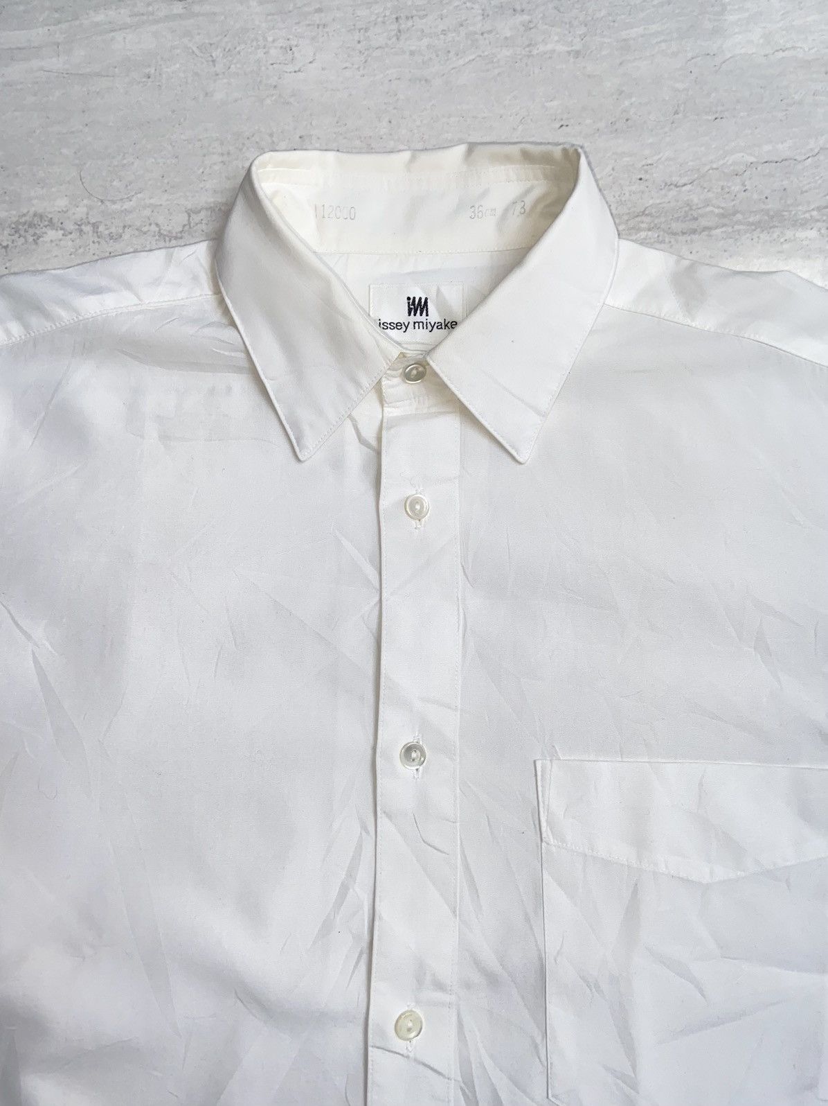 Issey Miyake ISSEY MIYAKE IM White Shirt Size US S / EU 44-46 / 1 - 4 Thumbnail