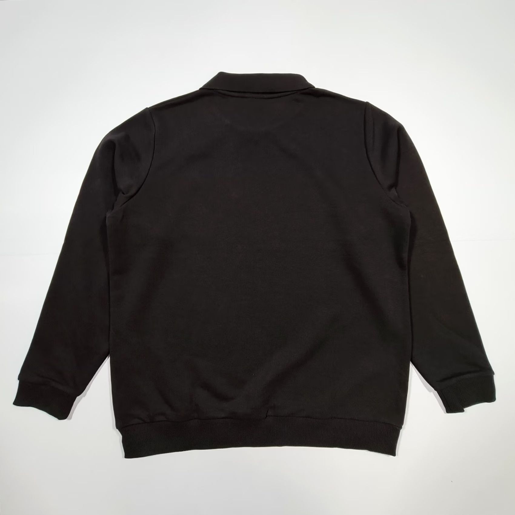 Lyle & Scott Lyle & Scott Mens Sweatshirt Black Medium Collared Neck Pullover Logo Size US M / EU 48-50 / 2 - 7 Thumbnail