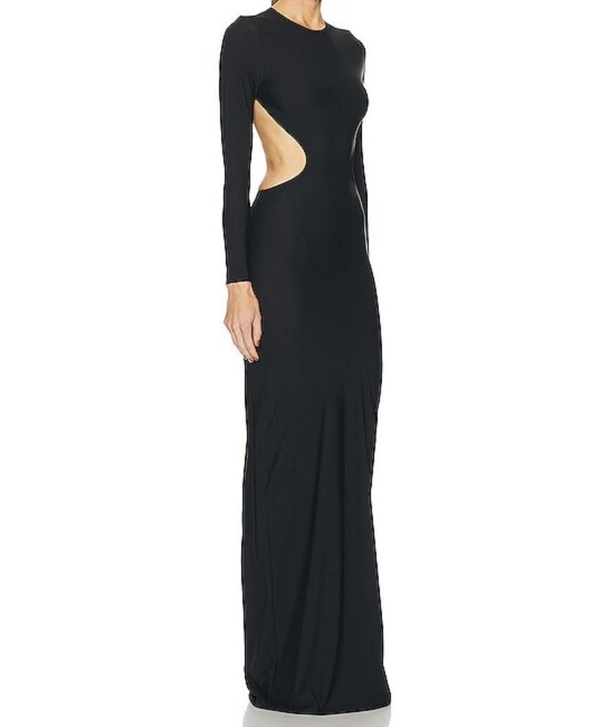 Balenciaga Black lightweight jersey cut-out maxi dress Size XXS / US 00 / IT 34 - 10 Thumbnail