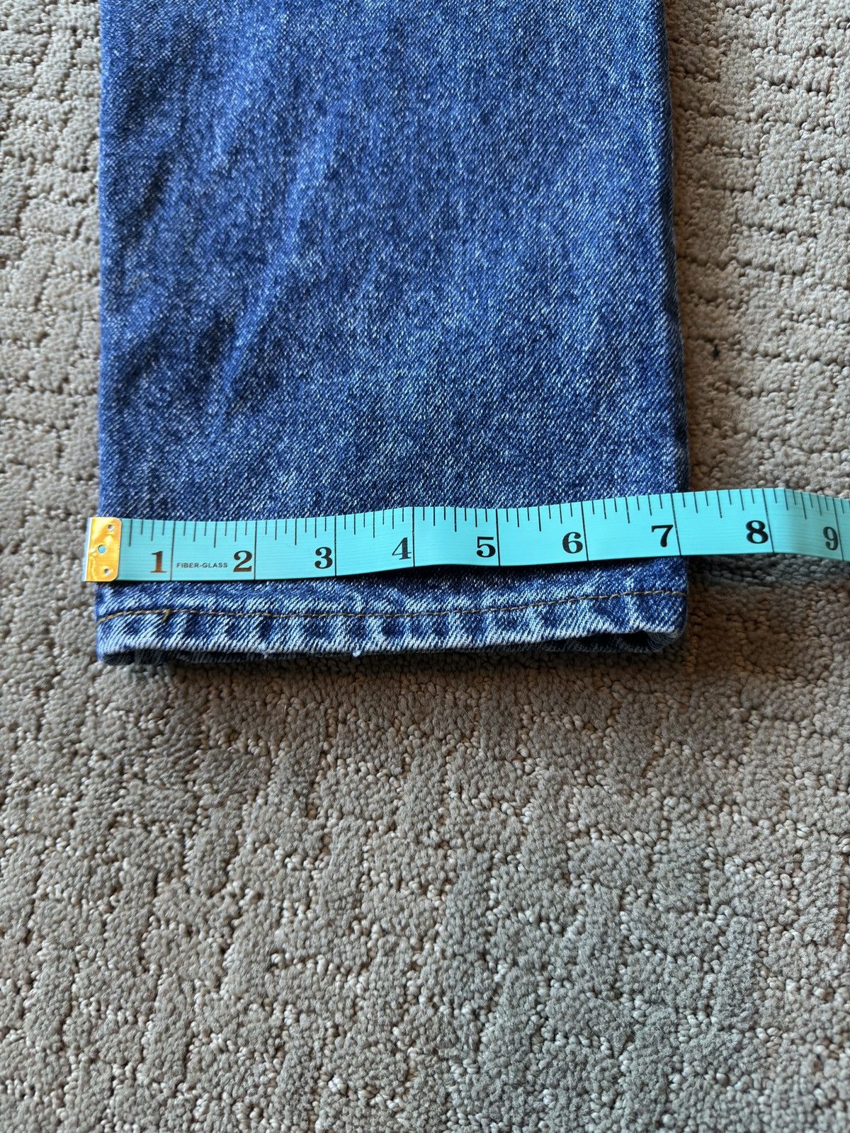 Lee × Vintage Dark Wash Straight Leg Jeans Size US 30 / EU 46 - 7 Thumbnail