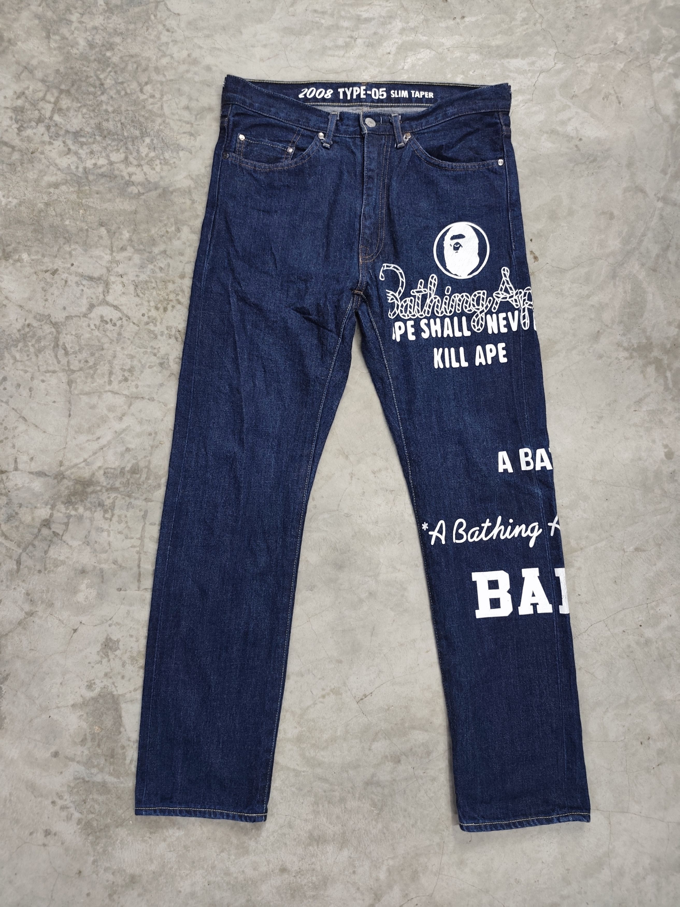 Bape Bape jeans selvedge Size US 32 / EU 48 - 1 Thumbnail