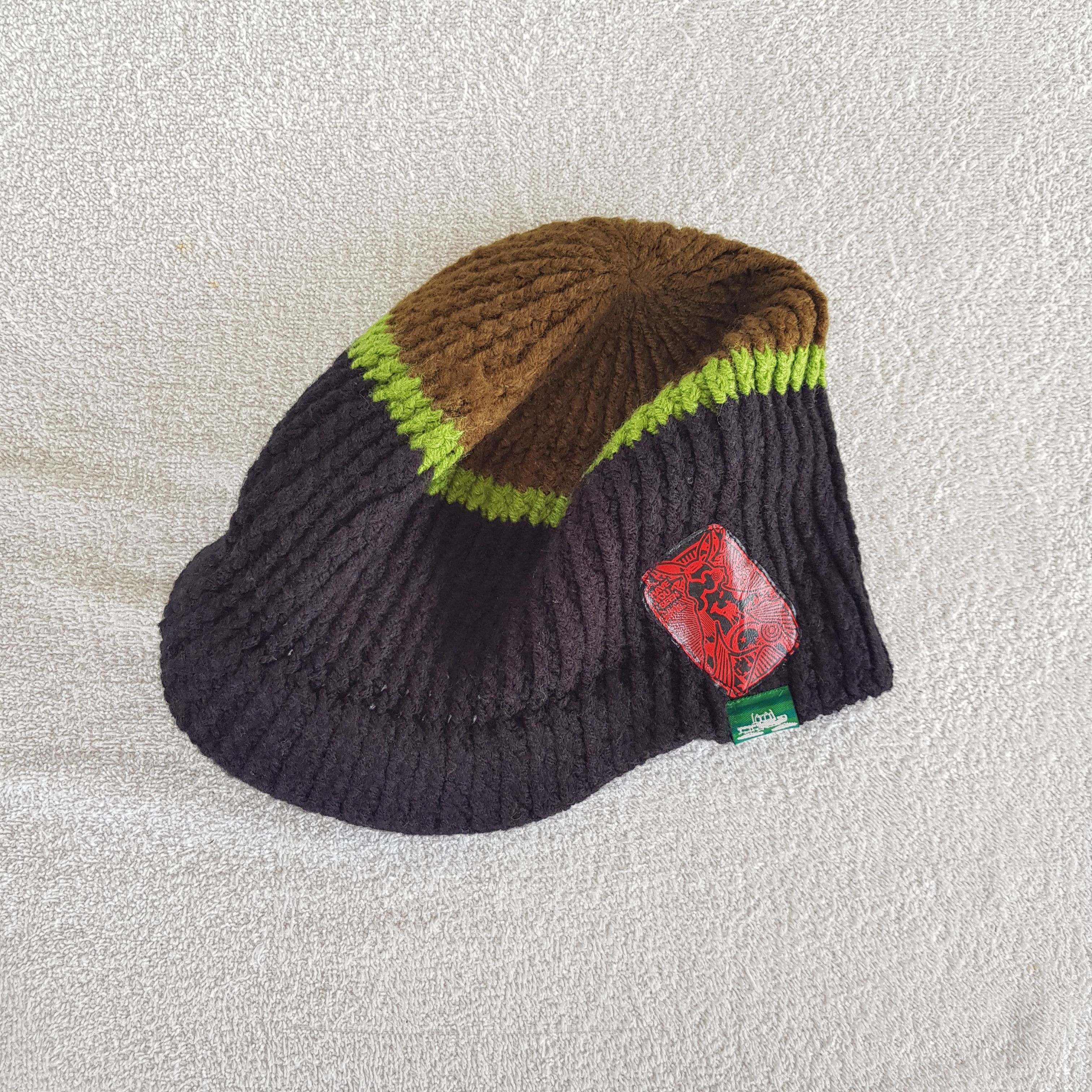 Japanese Brand Vintage Spacecraft Beanie Ribbed Knit Brim Snow Caps Hats. Size ONE SIZE - 6 Thumbnail
