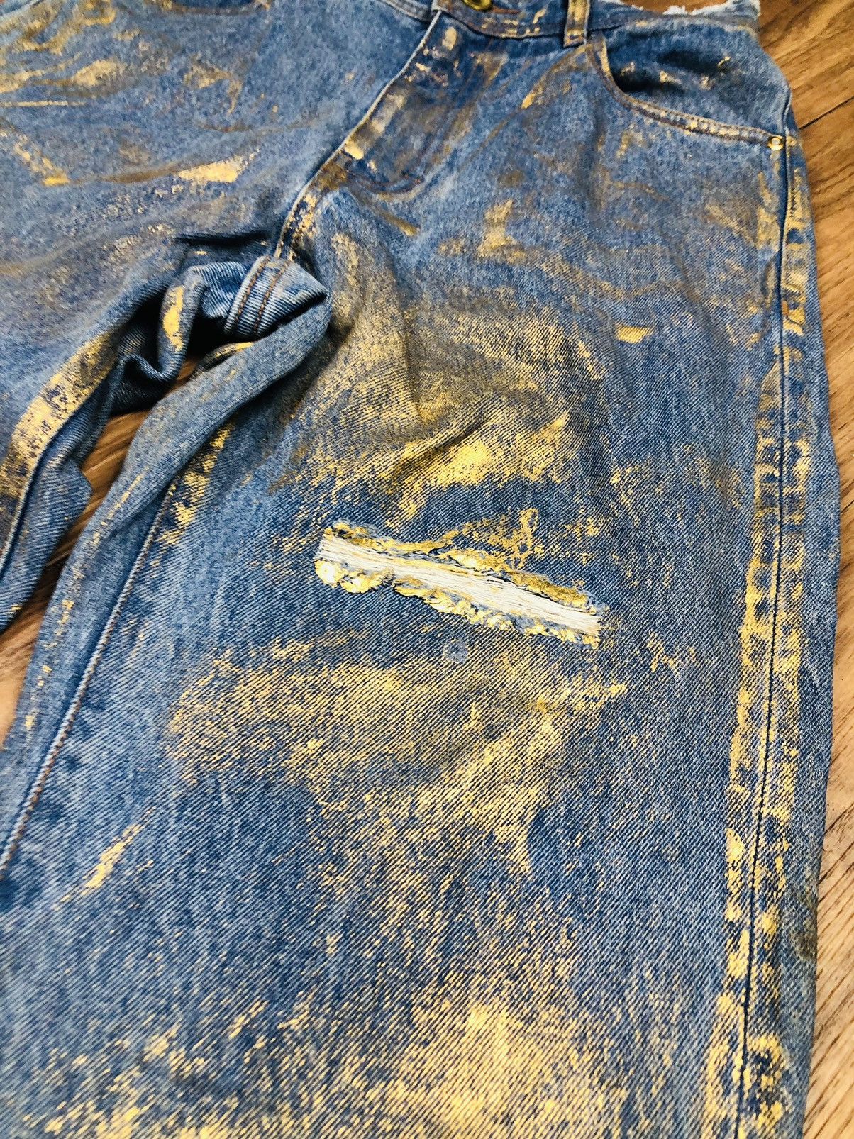 Other Bonum Distressed Jeans (37) Size US 34 / EU 50 - 10 Thumbnail