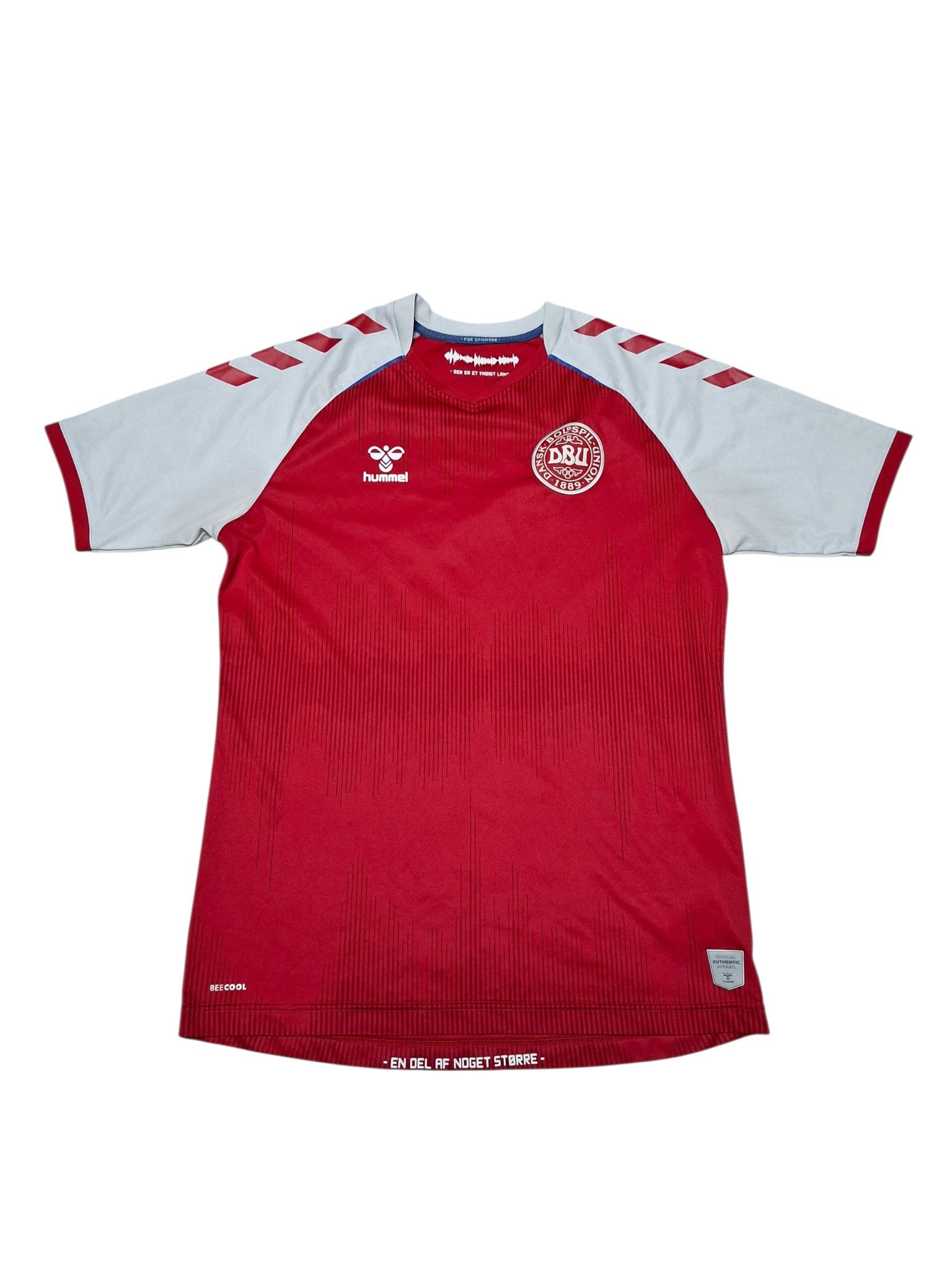 Hummel DENMARK HUMMEL VINTAGE SOCCER JERSEY Size US M / EU 48-50 / 2 - 1 Thumbnail