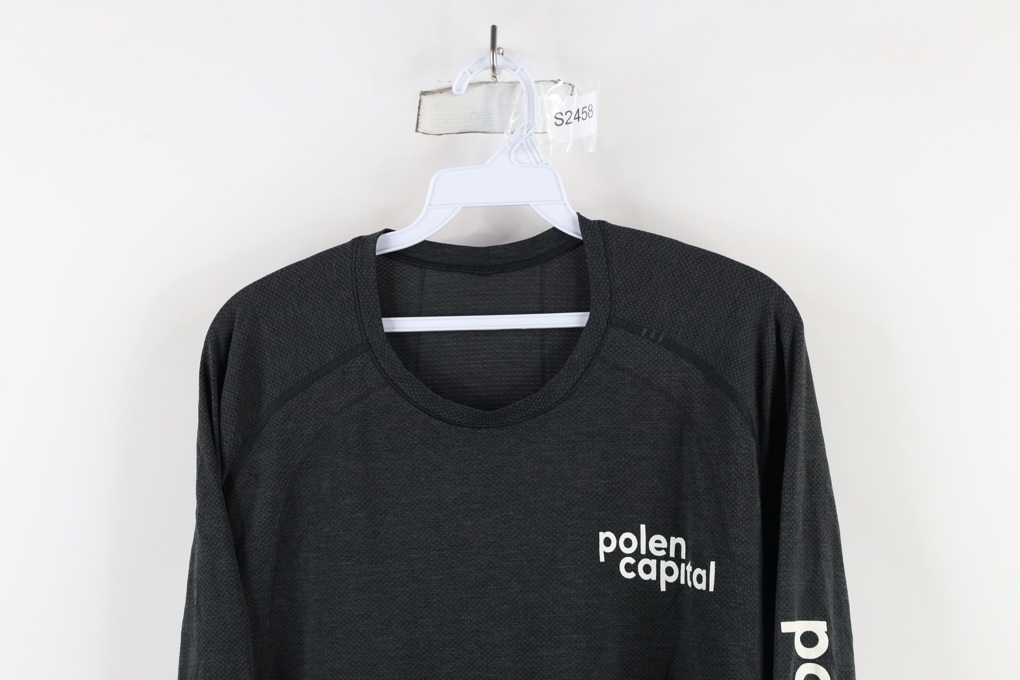 Lululemon × Vintage Lululemon Vent Tech Long Sleeve Yoga Gym T-Shirt Dark Gray Size US M / EU 48-50 / 2 - 2 Thumbnail