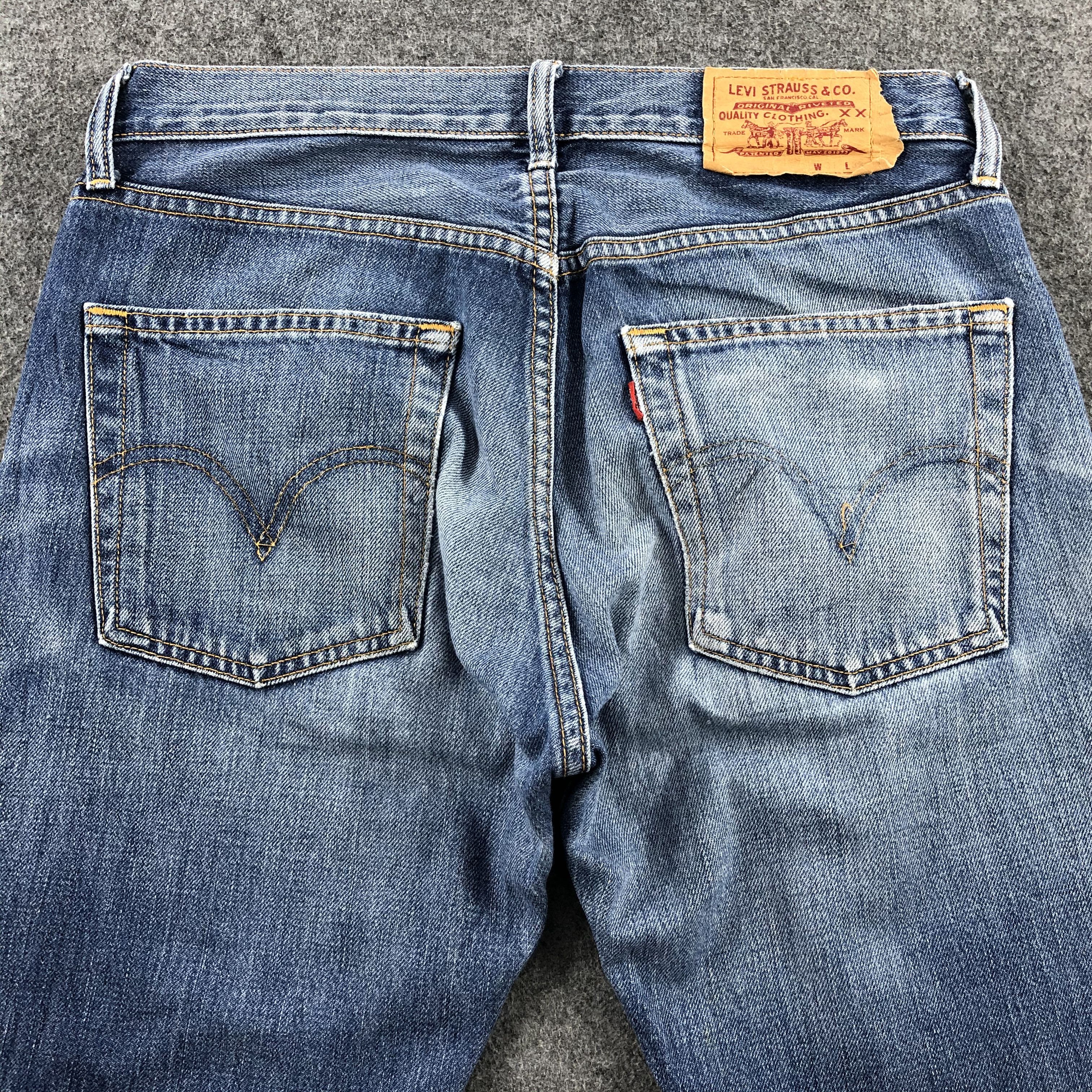 Levi's × Vintage Vintage 90s Blue Wash Levis 505 Jeans-JM1907 Size US 32 / EU 48 - 4 Thumbnail