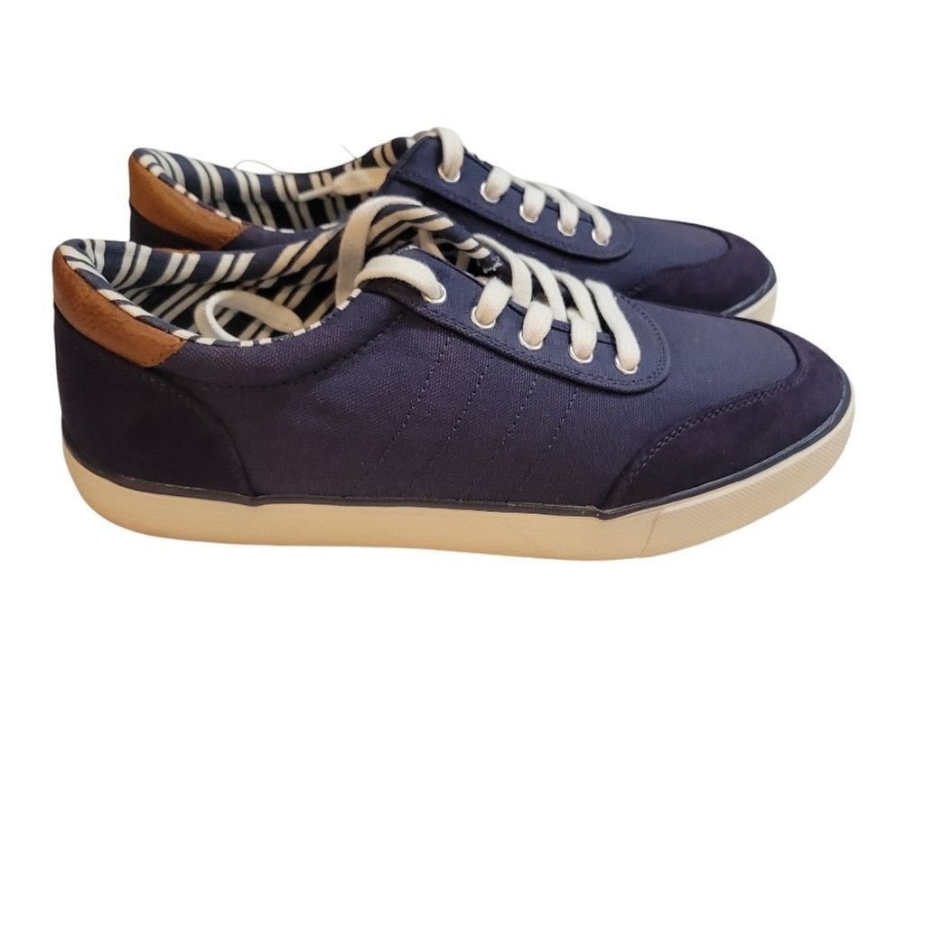 Club Room Club Room Cameron Sneaker Navy Cotton Men's. Size 8M. NWOT Size US 8 / EU 41 - 4 Thumbnail