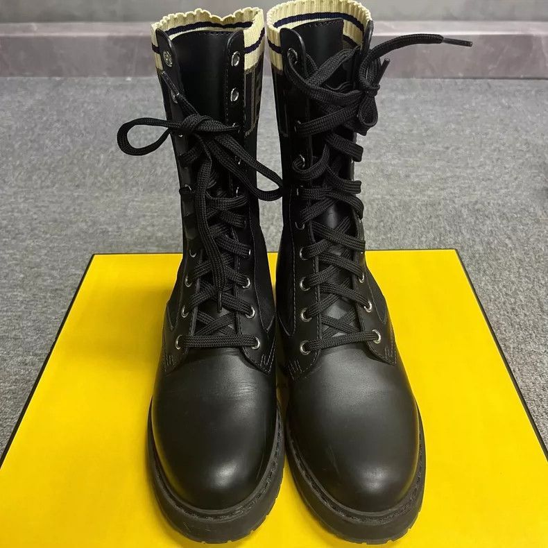 Fendi Fendi Black Comfortable Martin Boots Size 36 Size US 6 / IT 36 - 2 Thumbnail