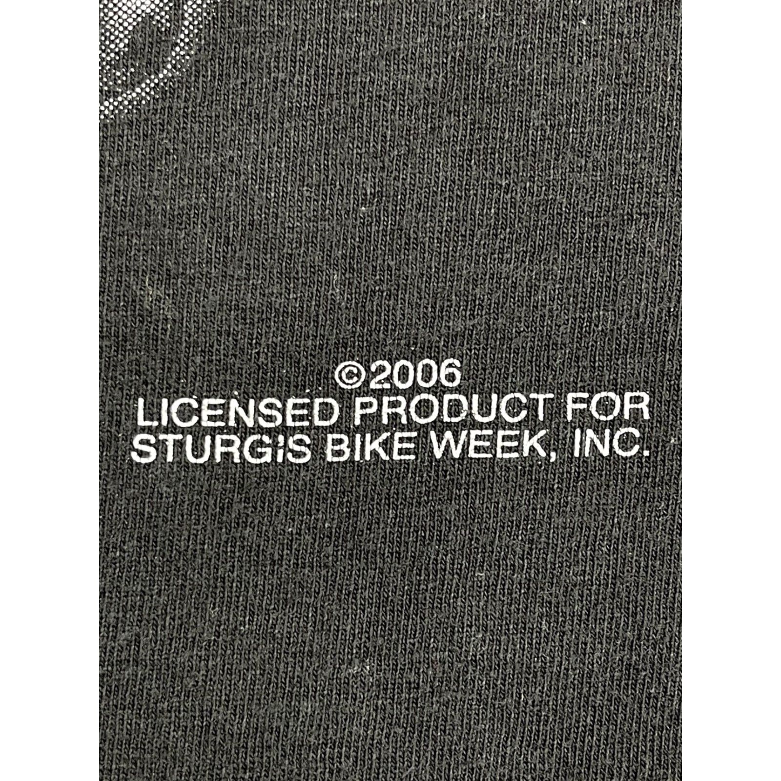 Vintage VINTAGE Sturgis T-Shirt Shirt 2XL Black Unisex Adults Crew Neck Harley 66th Anniversary 2006 Bike Week Size US XXL / EU 58 / 5 - 5 Thumbnail