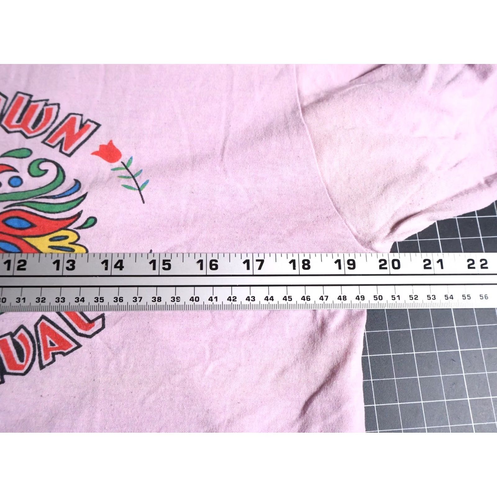 Folk VINTAGE Kutztown Folk Festival T-Shirt Adult Small Purple Single Stitch Cropped Shirt Mens 80s City Graphic Print 80s Ladies? Size US S / EU 44-46 / 1 - 7 Thumbnail
