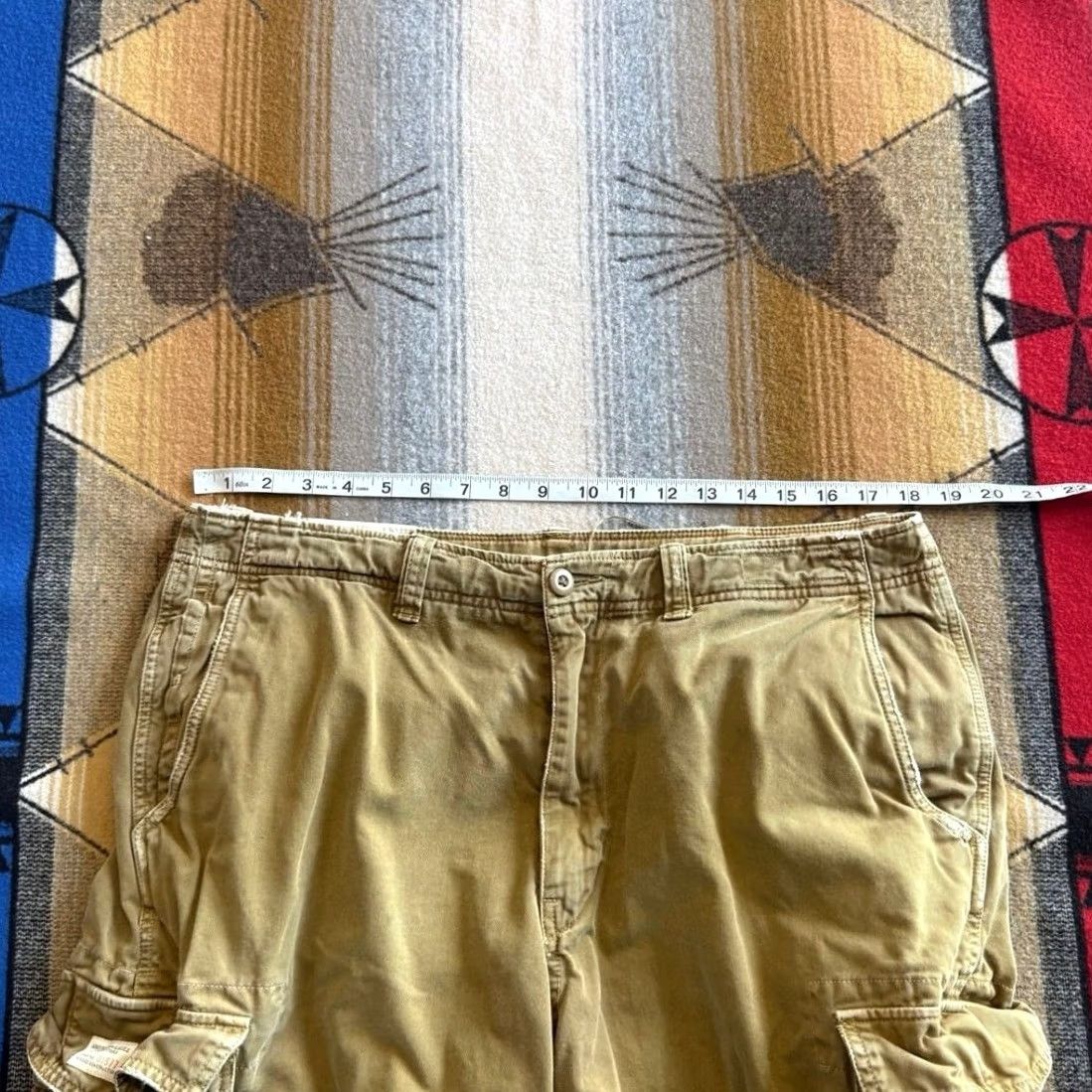 American Eagle Outfitters VINTAGE American Eagle Outfitters Cargo Shorts Size 36 Brown Khaki Mens y2k Size US 36 / EU 52 - 7 Thumbnail