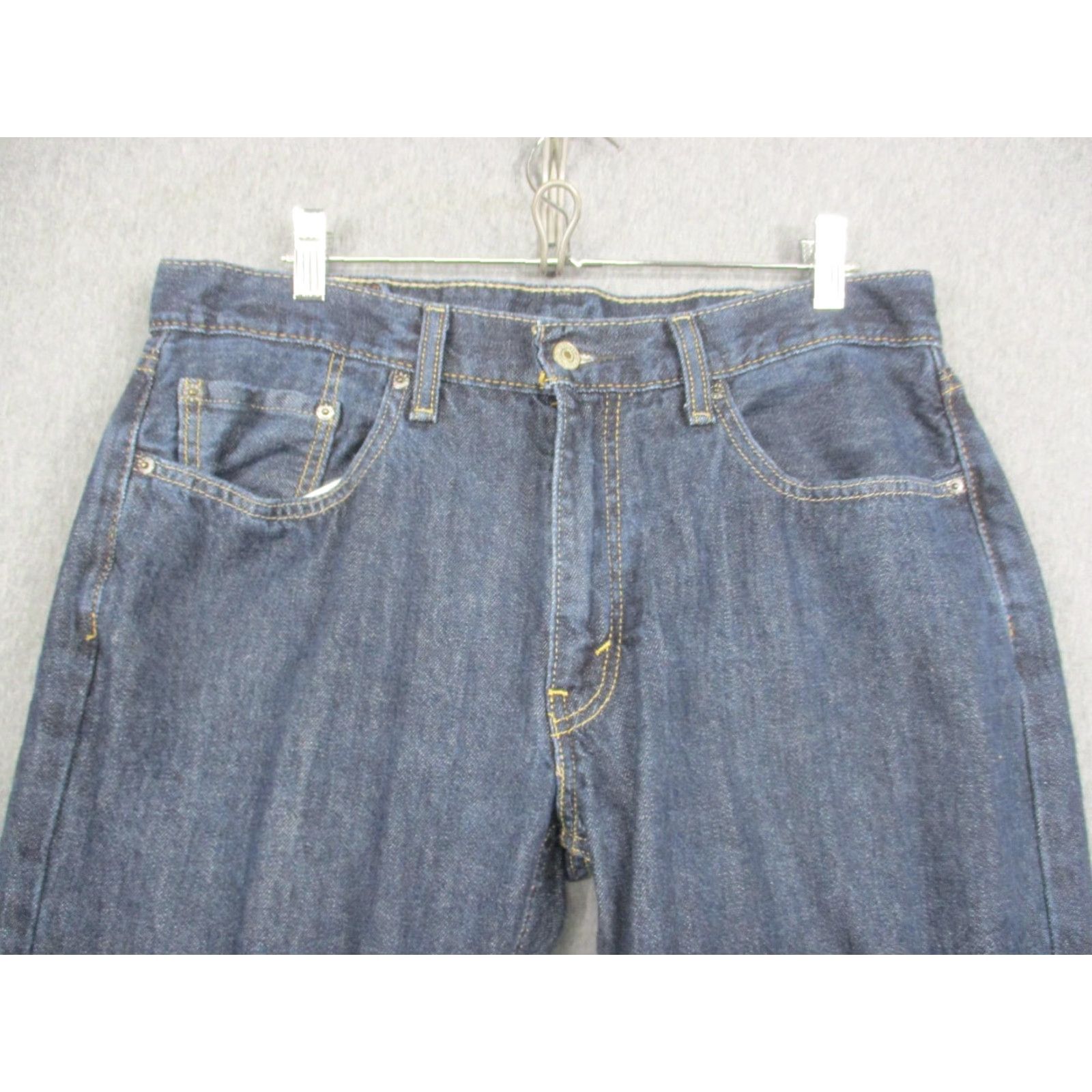 Levi's Levis 559 Jeans Mens 34x30 Blue Denim Relaxed Straight Leg 100% Cotton Classic Size US 34 / EU 50 - 2 Thumbnail