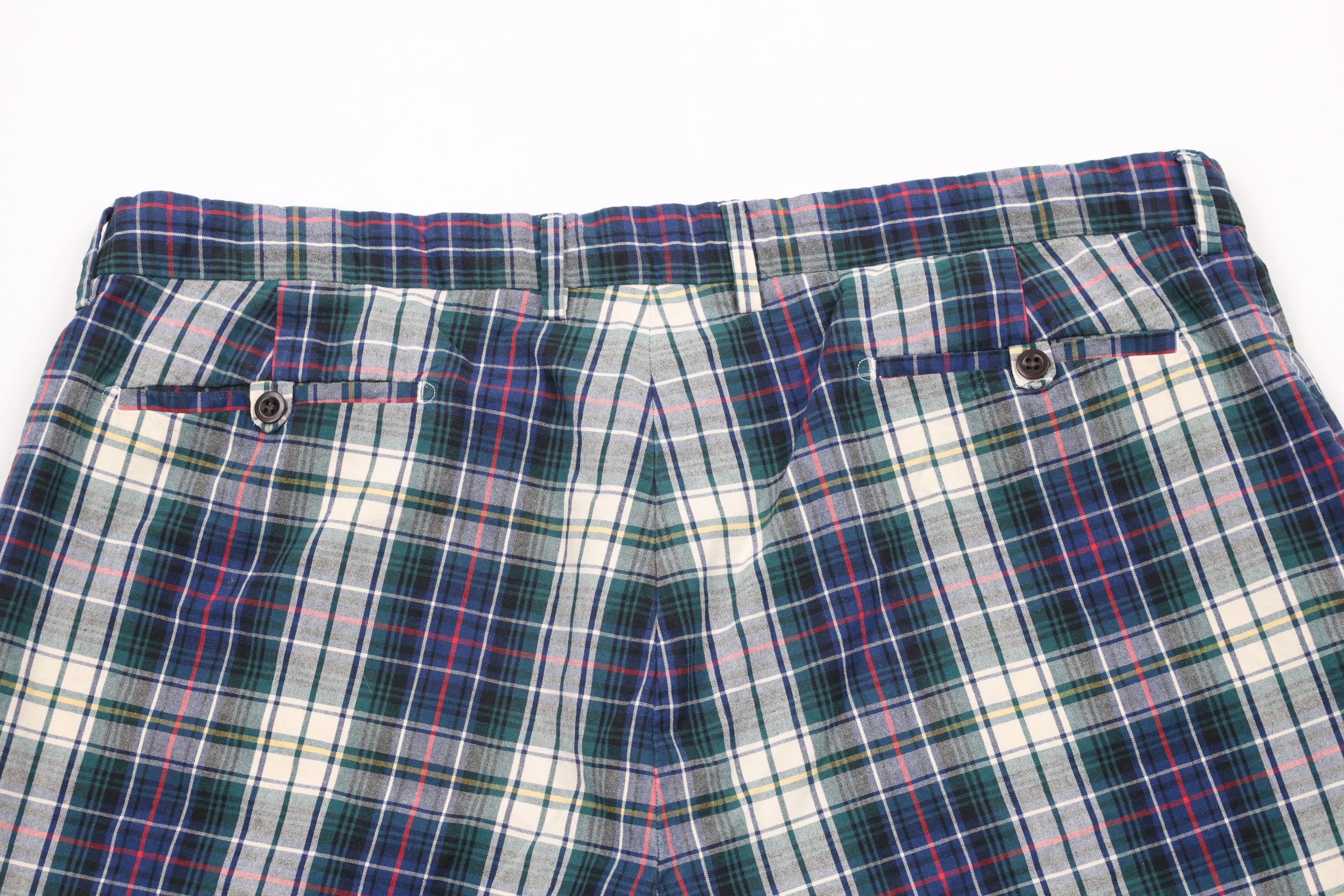 Ralph Lauren × Vintage Vintage 90s Ralph Lauren Golf Chino Shorts Plaid Cotton Size US 40 / EU 56 - 8 Thumbnail