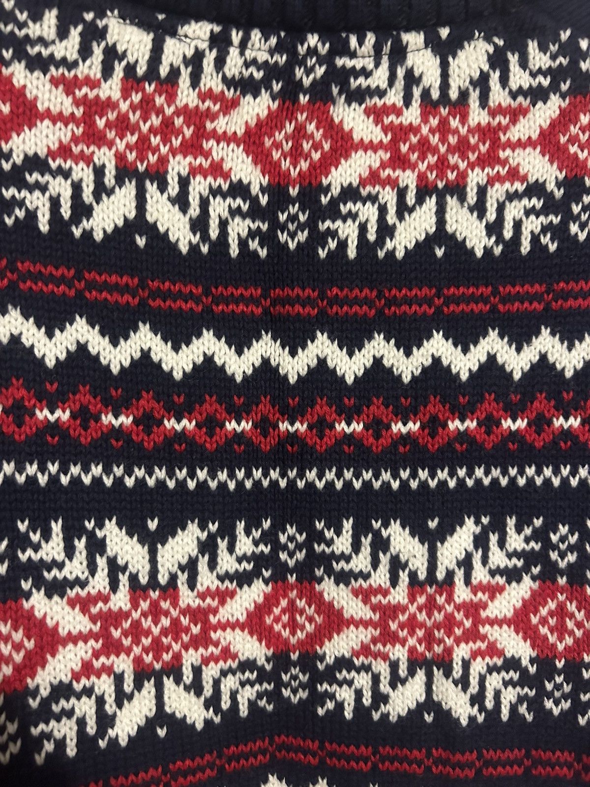 Izod Festive Quarter Zip Sweater Size US XL / EU 56 / 4 - 3 Thumbnail