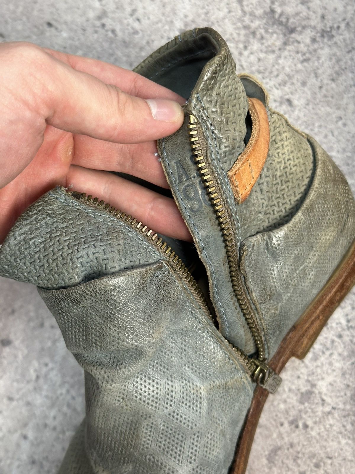 A.S.98 × Vintage Vintage AS98 Airstep Leather Boots Shoes Avant Garde Archive Size US 8 / IT 38 - 8 Thumbnail