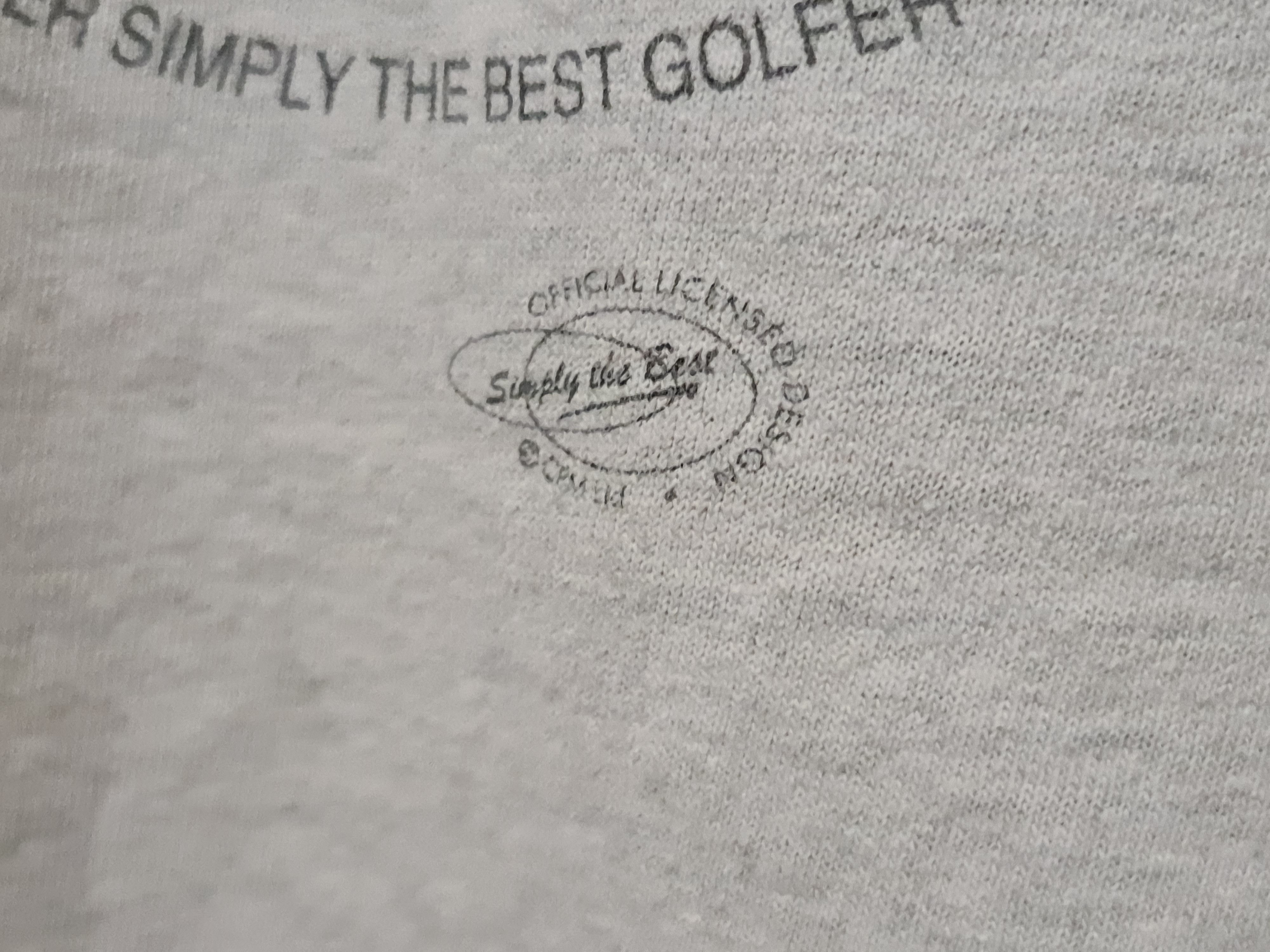 Fruit Of The Loom 90s Vintage Single Stitched Simply the Best Golfer tshirt Size US L / EU 52-54 / 3 - 4 Thumbnail