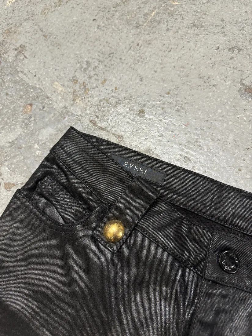 Gucci × Vintage FW2008 Gucci Black Elegant 2 Zips Pants Size 27" / US 4 / IT 40 - 10 Thumbnail