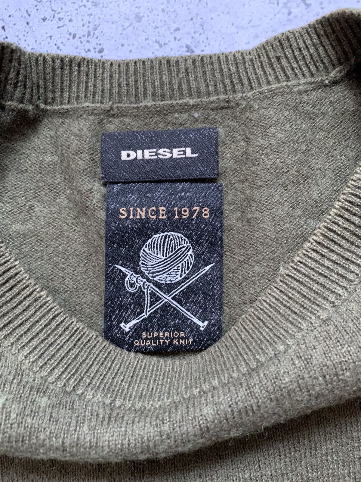 Diesel × Vintage Vintage Diesel Crewneck Sweater Superior Quality Cashmere Size US S / EU 44-46 / 1 - 2 Thumbnail