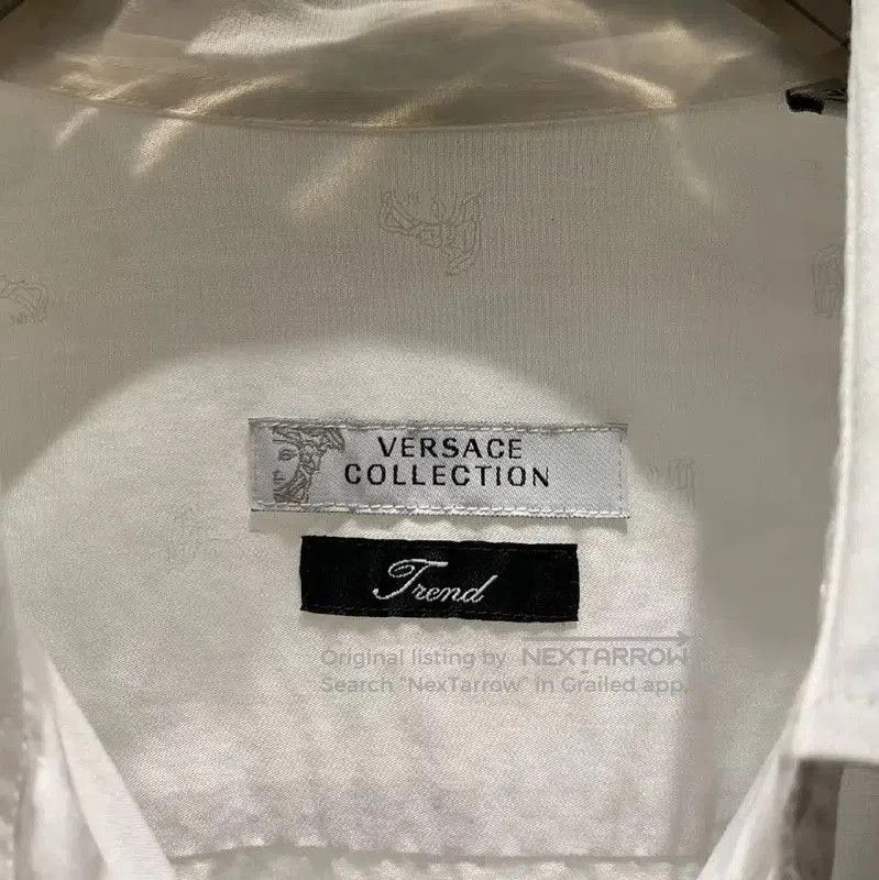 Versace Versace Women's White Cotton Shirt . Size XXS / US 00 / IT 34 - 3 Thumbnail