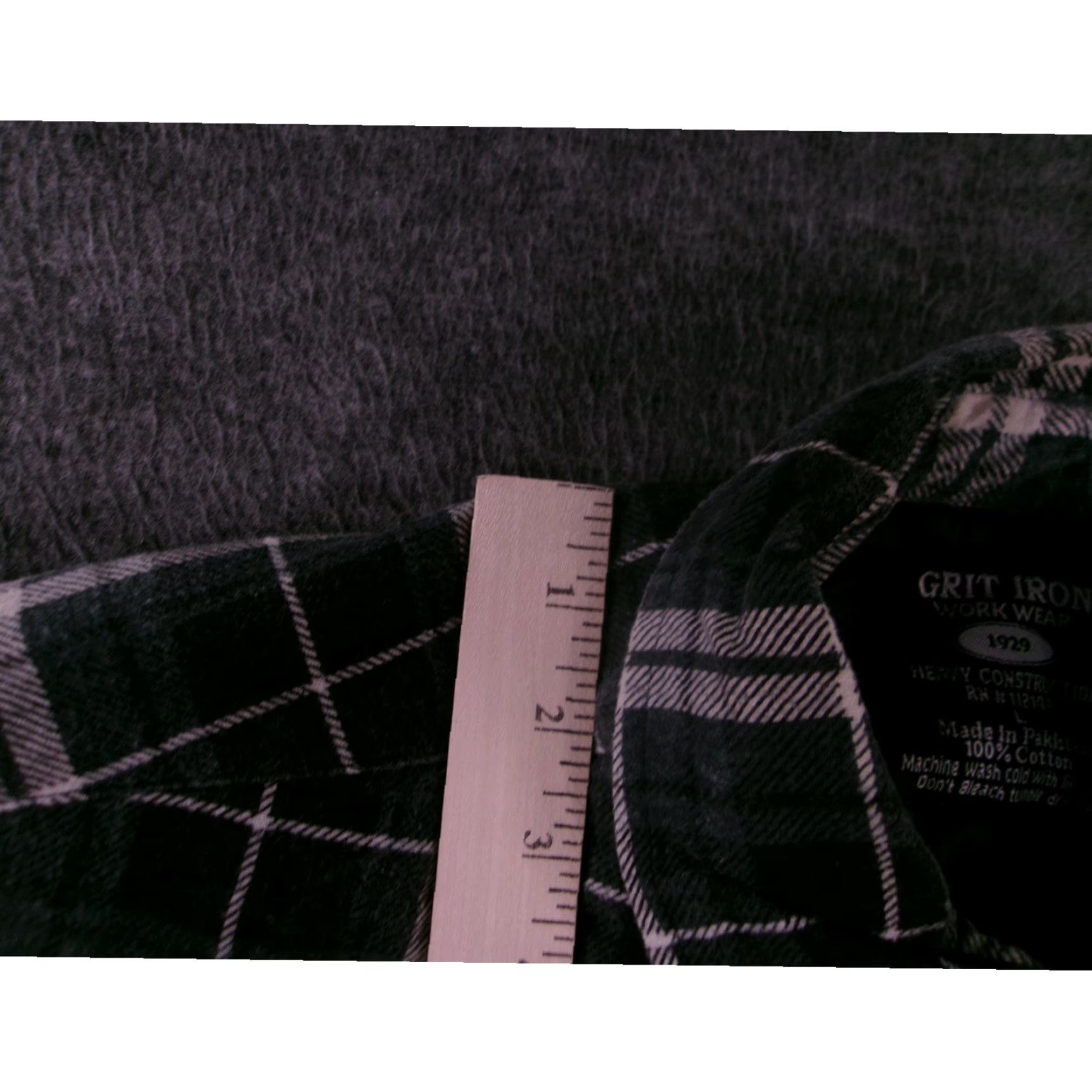 Vintage Grit Iron Men Shirt XL Flannel Plaid Shacket Workwear Casual Fall Winter Cotton Insulated Quilted Size US L / EU 52-54 / 3 - 4 Thumbnail