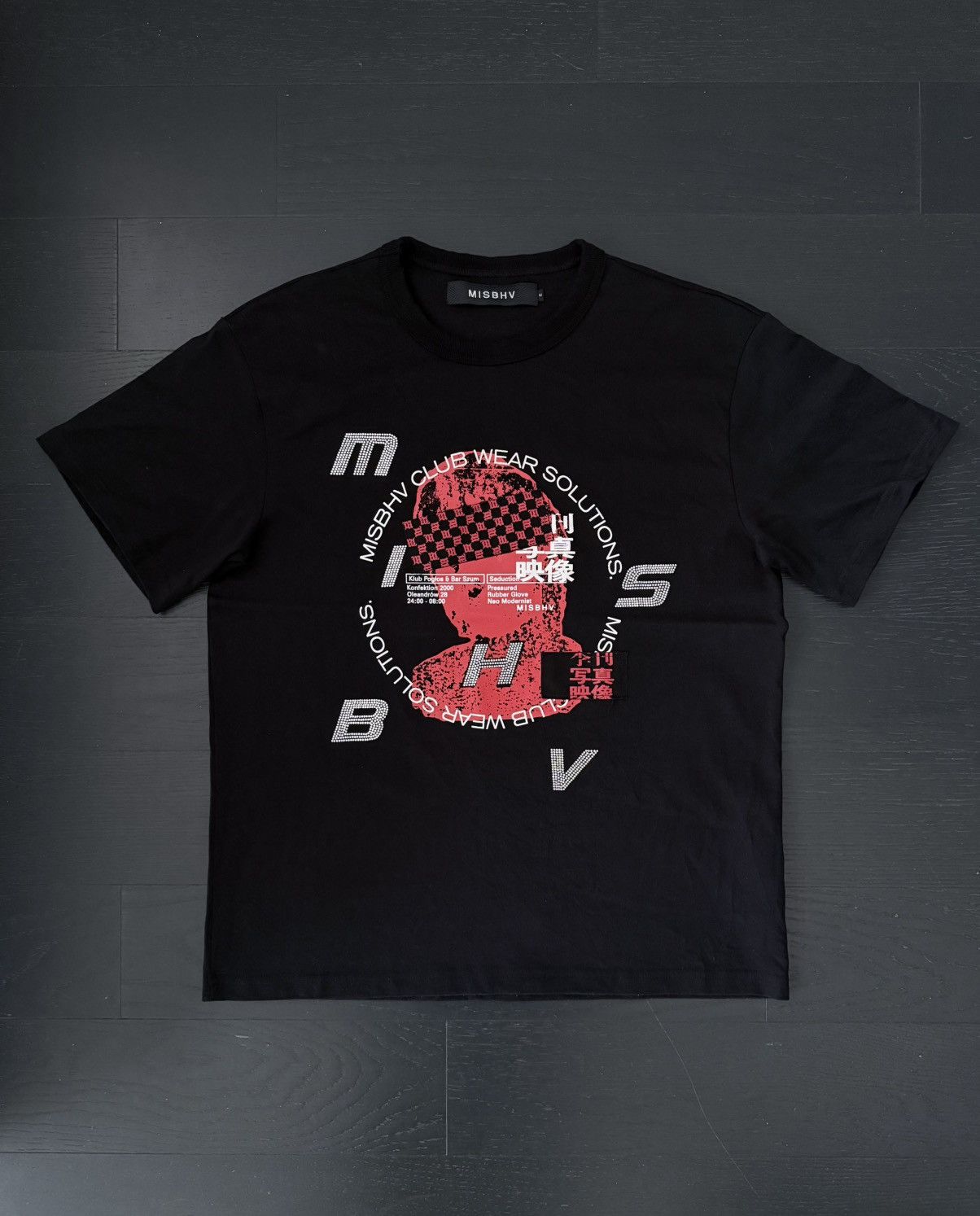 Misbhv Rhinestone Tokyo T-shirt Size US M / EU 48-50 / 2 - 1 Thumbnail
