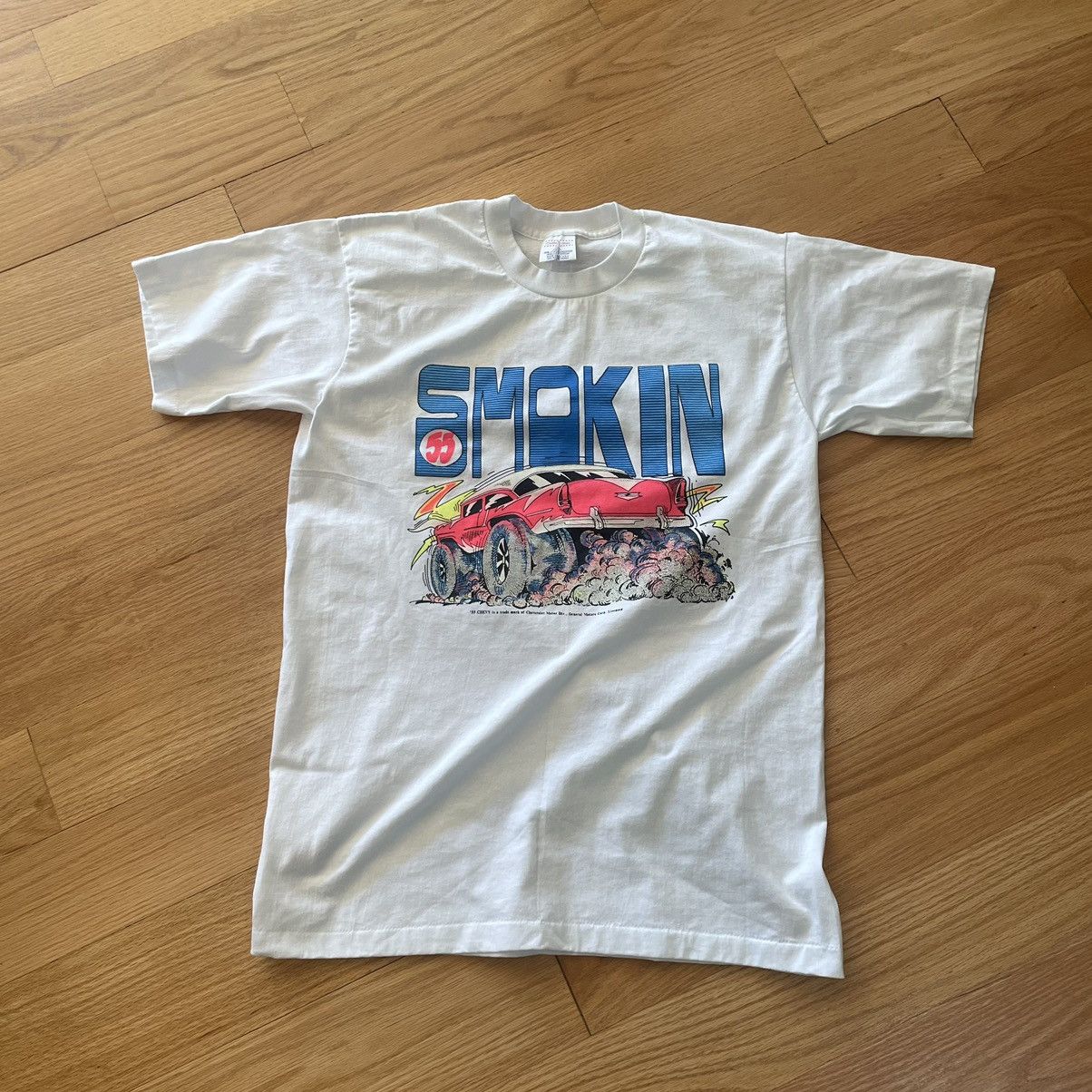 Vintage Vintage 70s/80s Chevy Smokin tee Size US XL / EU 56 / 4 - 1 Thumbnail