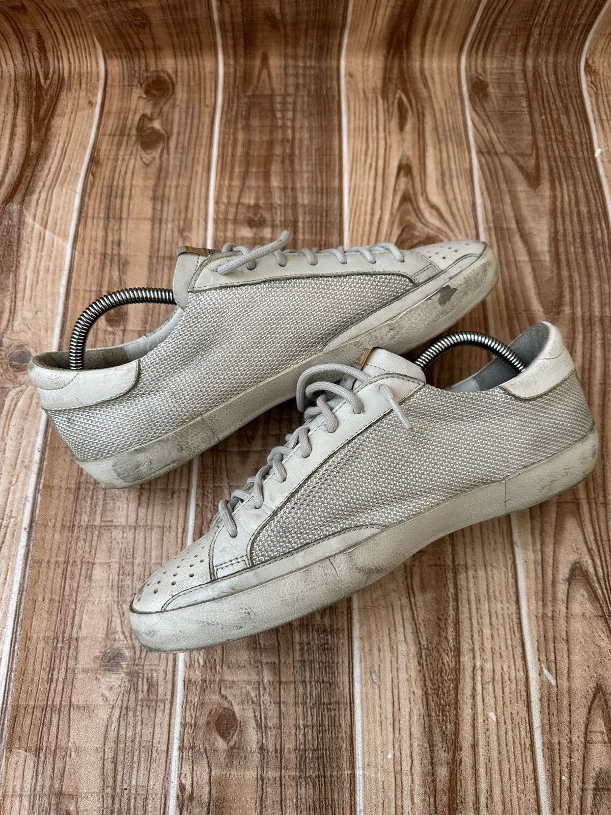 Golden Goose Golden Goose Superstar White Mesh GGDB Lowtops Size US 9 / EU 42 - 22 Thumbnail