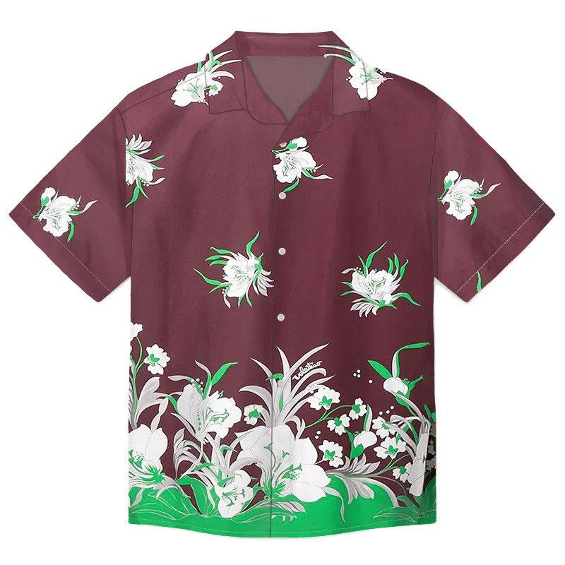 The Unbranded Brand × Vintage Floral-Print Short-Sleeved Shirt – Vintage-Inspired Menswear Size US S / EU 44-46 / 1 - 1 Thumbnail