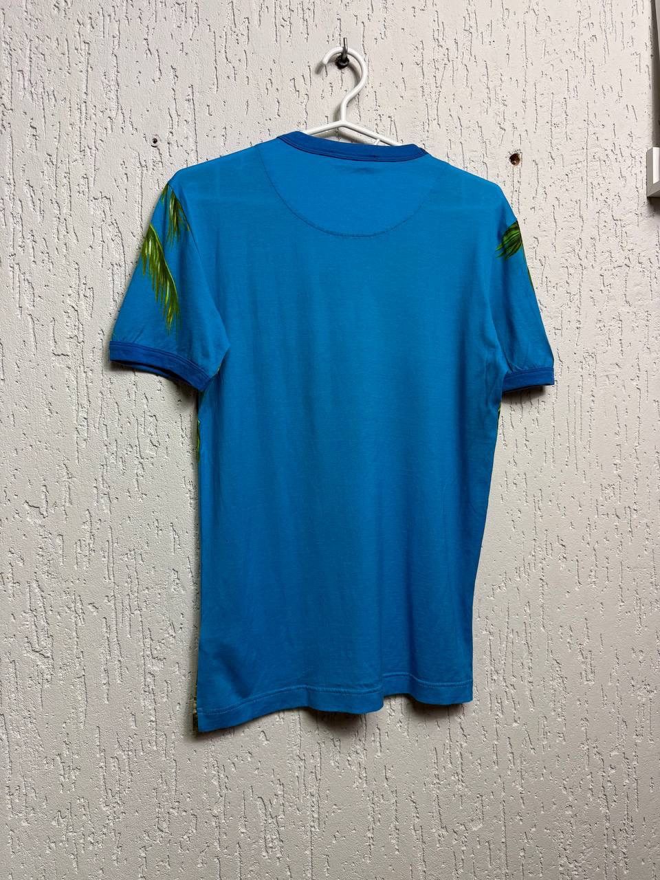 Dolce & Gabbana Dolce and Gabanna Blue t-shirt with green palm tree Size US M / EU 48-50 / 2 - 5 Thumbnail
