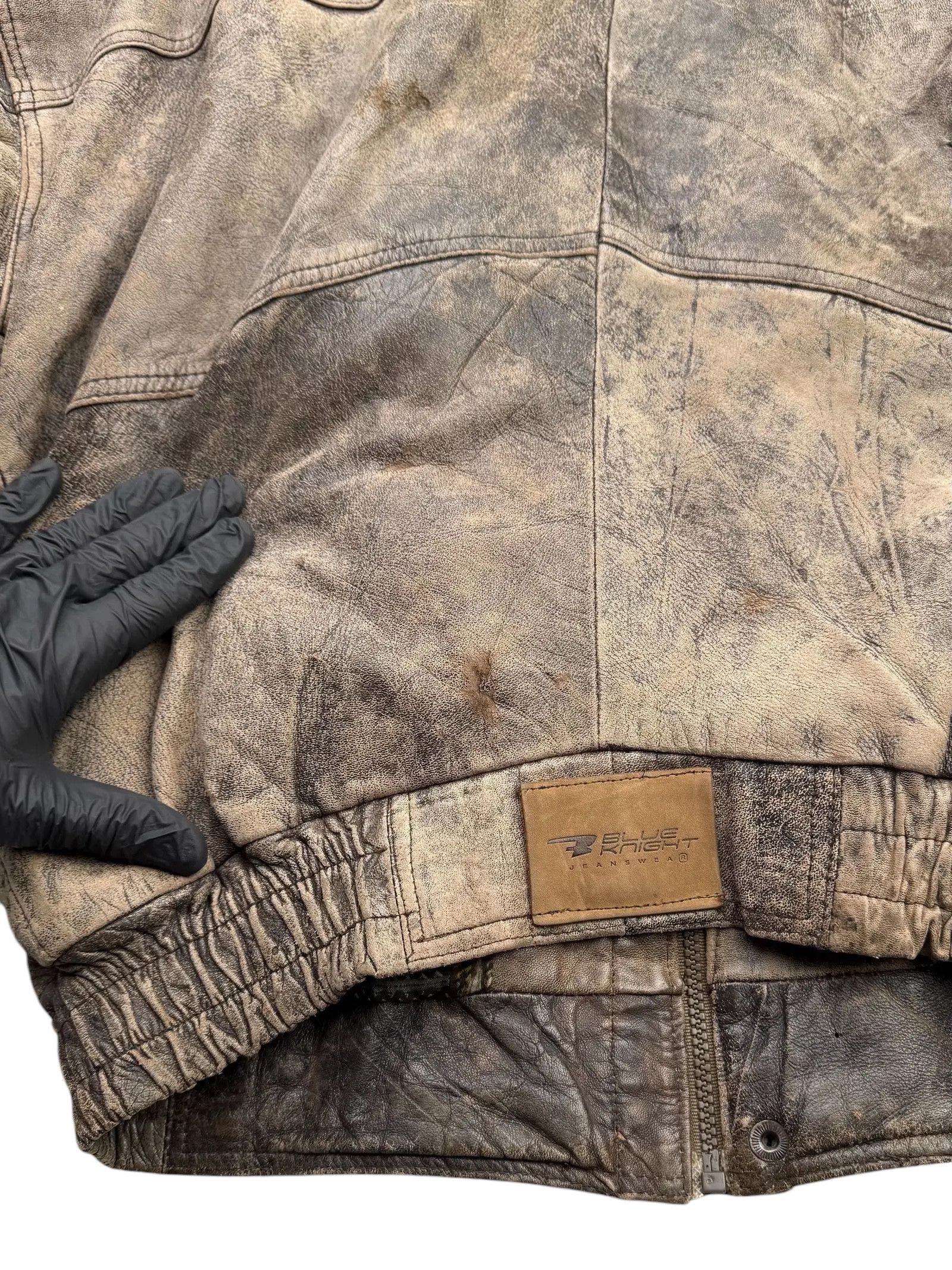Other Vintage Time Faded Leather Jacket M115D15(E2)(V8) Size US XL / EU 56 / 4 - 15 Thumbnail