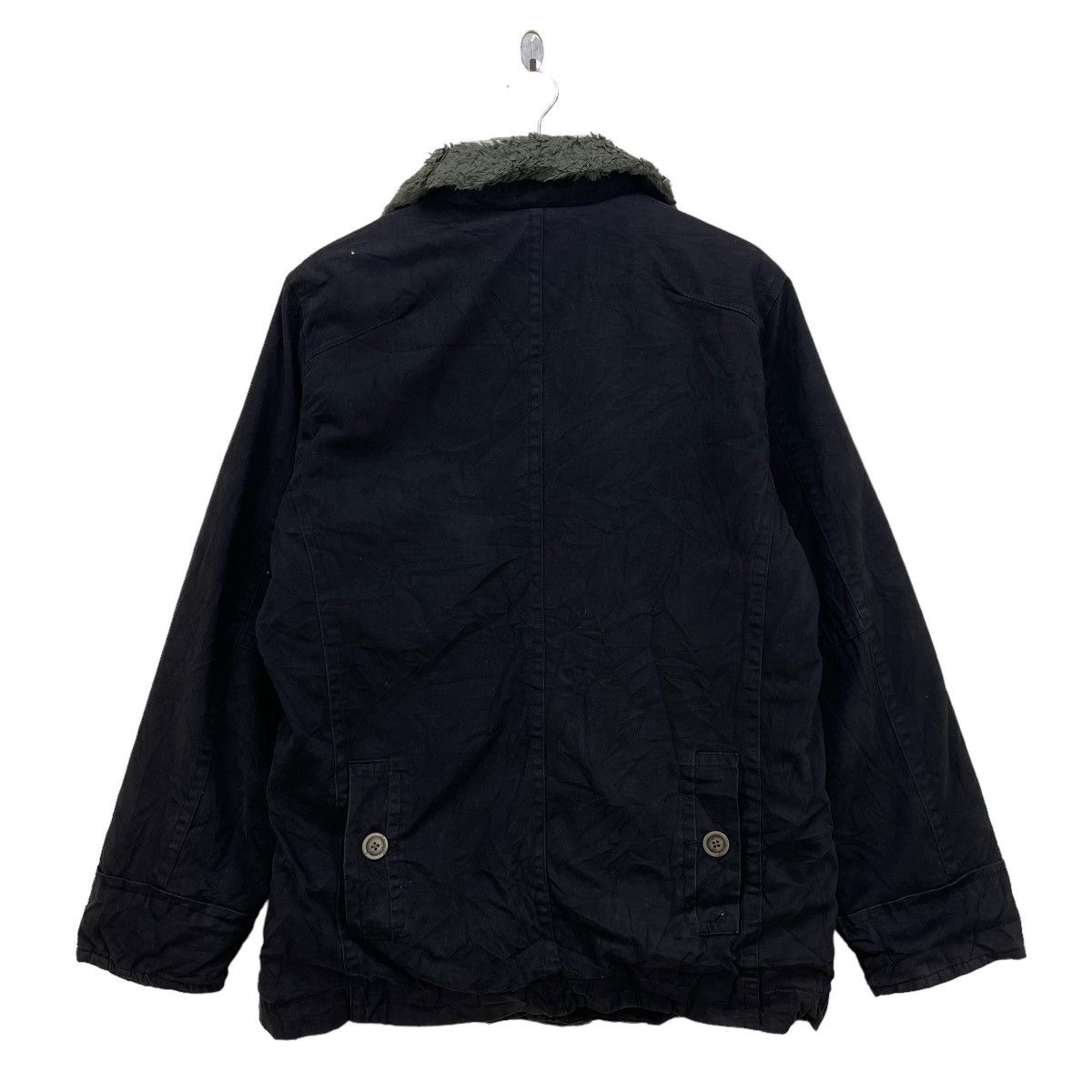 14th Addiction Vintage Energie Double Collar Faux Fur Jacket Size US M / EU 48-50 / 2 - 2 Thumbnail