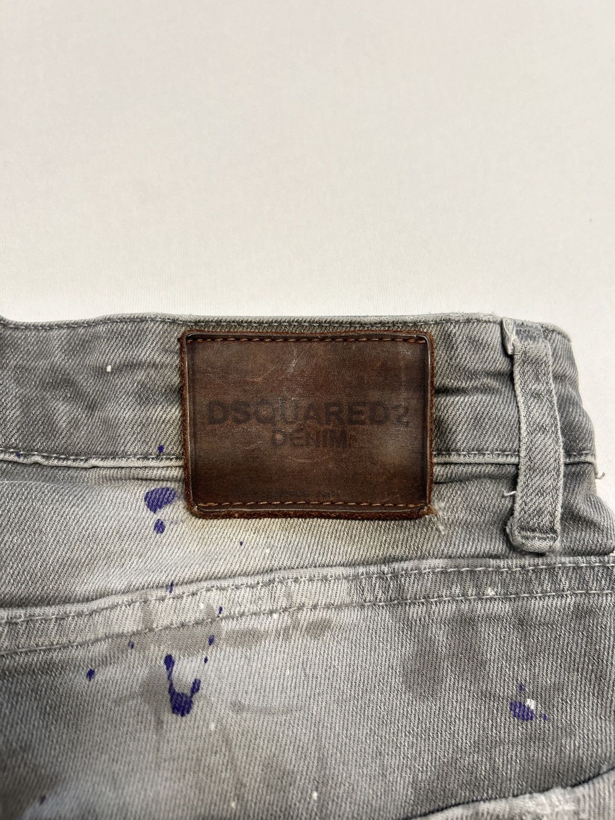 Dsquared2 FW2016 Distressed Croc Washed Denim Size US 30 / EU 46 - 10 Thumbnail