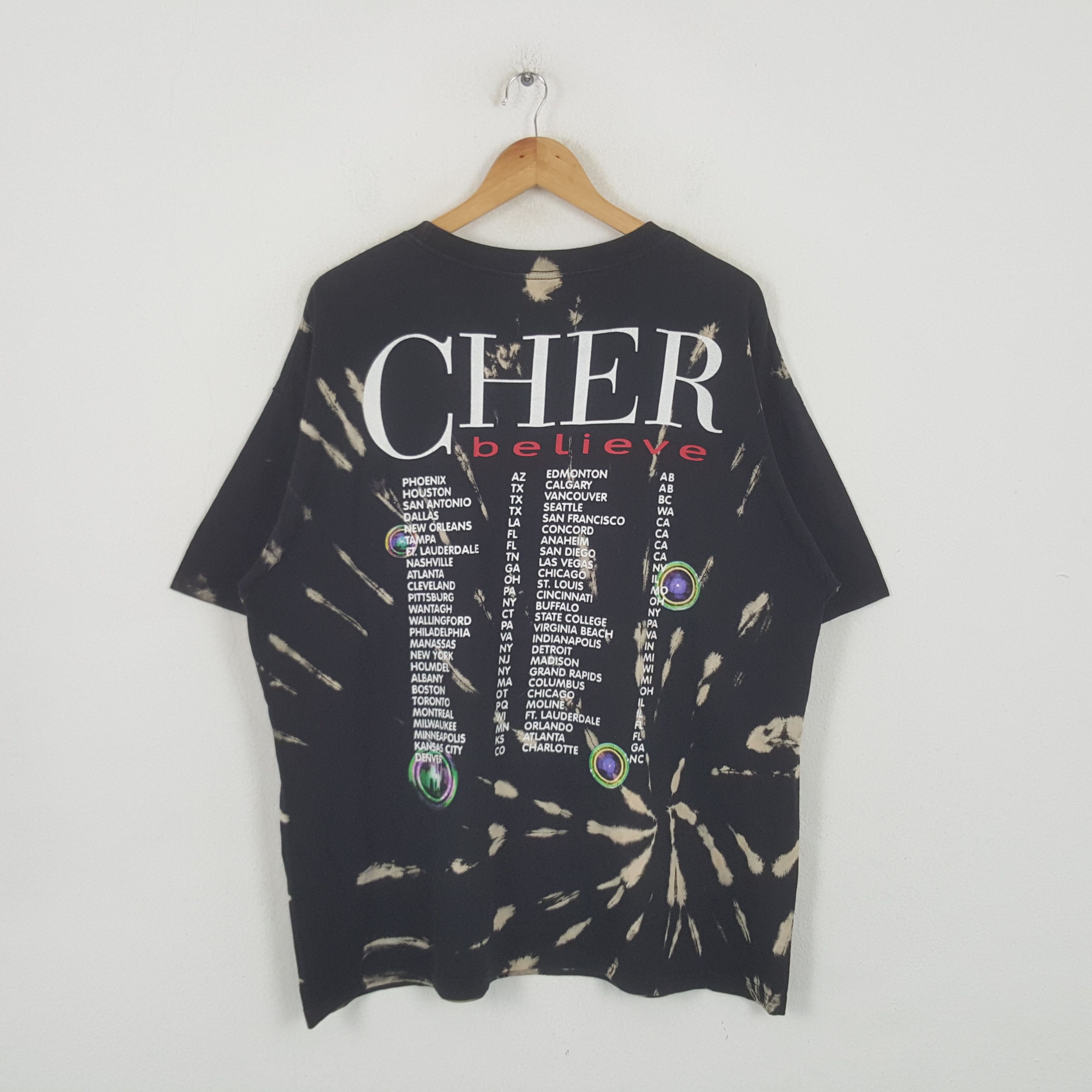 Band Tees VIntage Chier Believe Solo Singer Tour Tshirt RR6 Size US XL / EU 56 / 4 - 1 Thumbnail