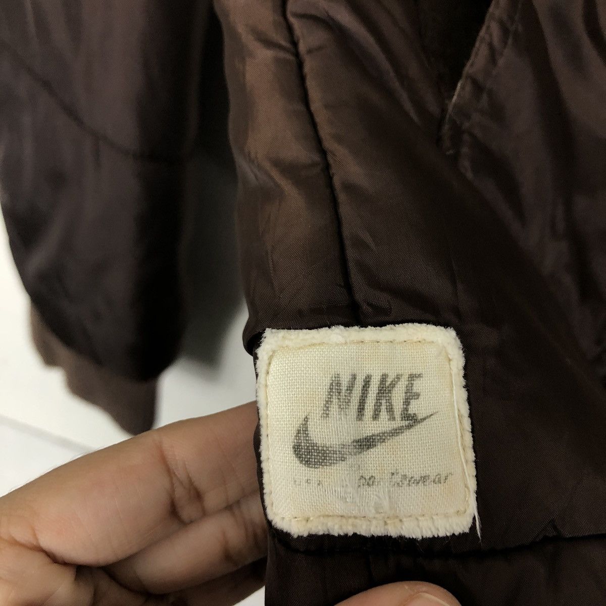 Nike 🔥90’s Vintage Bomber Jacket Nike Quilted Big Logo Size US M / EU 48-50 / 2 - 14 Thumbnail